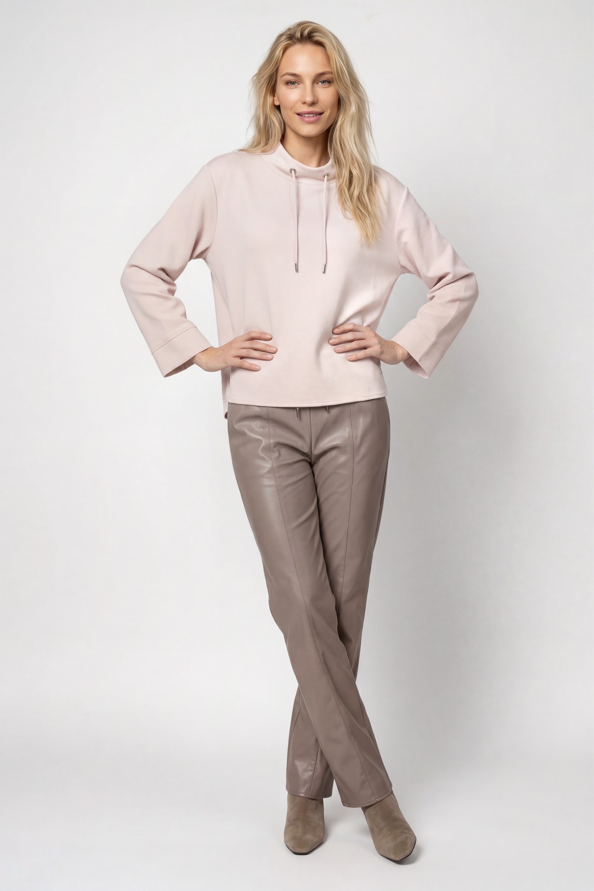 Monari Sweat-shirt »Sweatshirt Basic Sweat«, coupe régulière avec col montant

