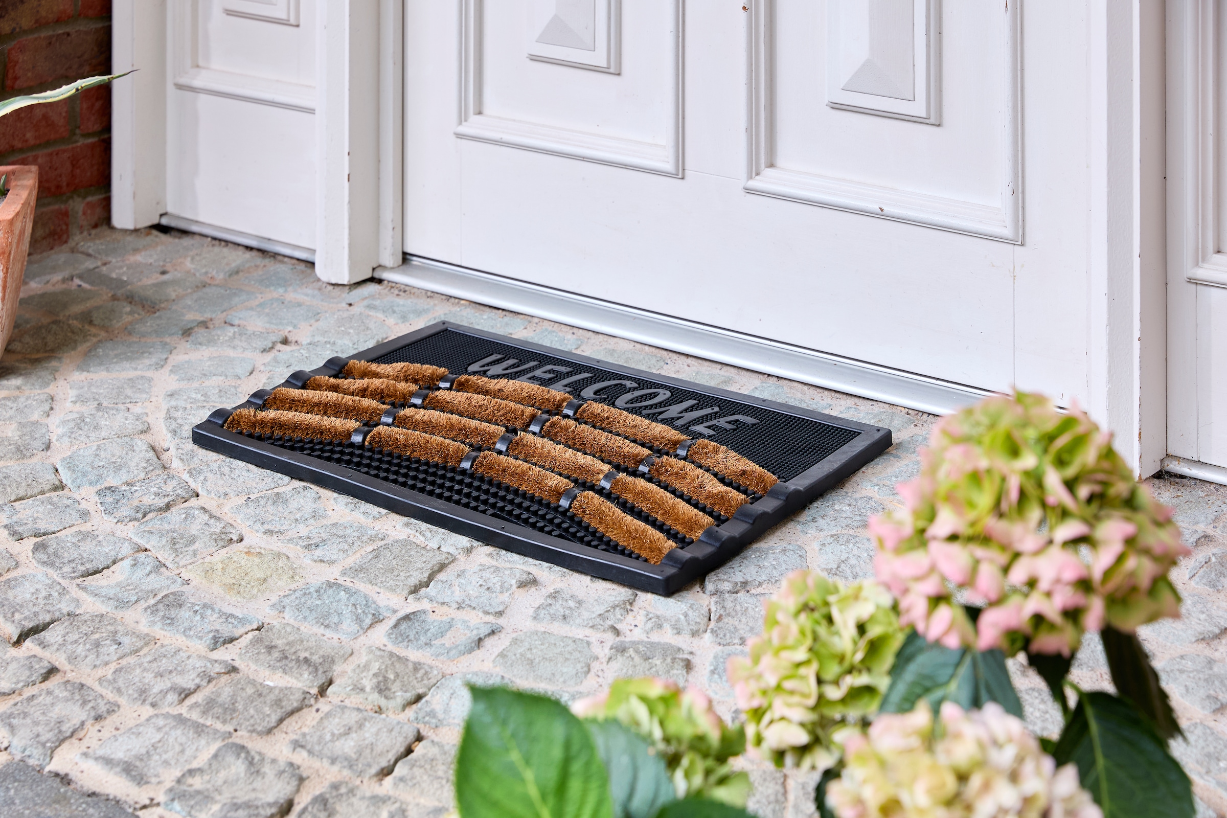 ASTRA Fussmatte »Rimini« rechteckig 30 mm Höhe Schmutzfangmatte, In- und Outdoor geeignet, 40x60 cm