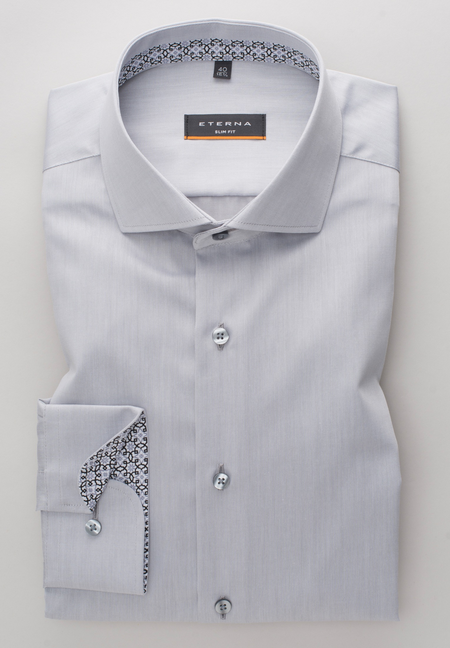 Eterna Langarmhemd »SLIM FIT«, NON IRON (bügelfrei)