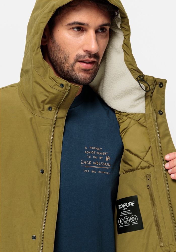 Jack Wolfskin Parka »TALFORST PARKA M«, mit Kapuze