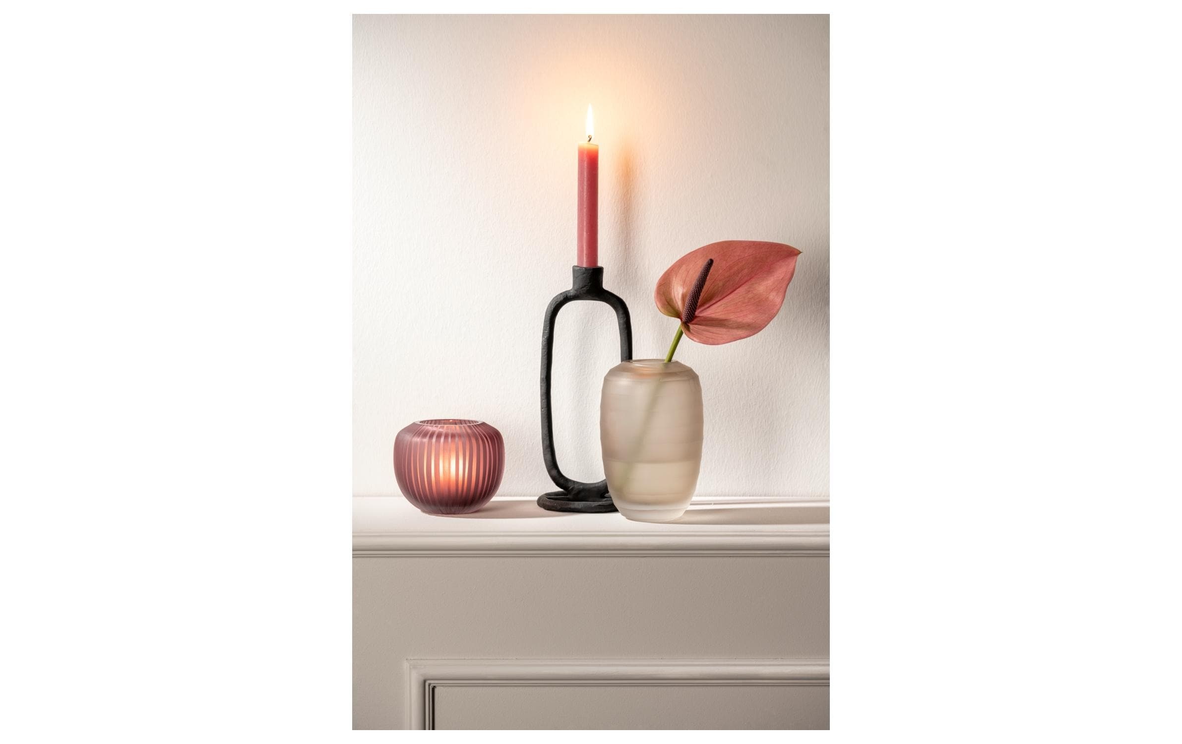Image of LEONARDO Dekovase "Vase Bellagio 10 cm, Berry"