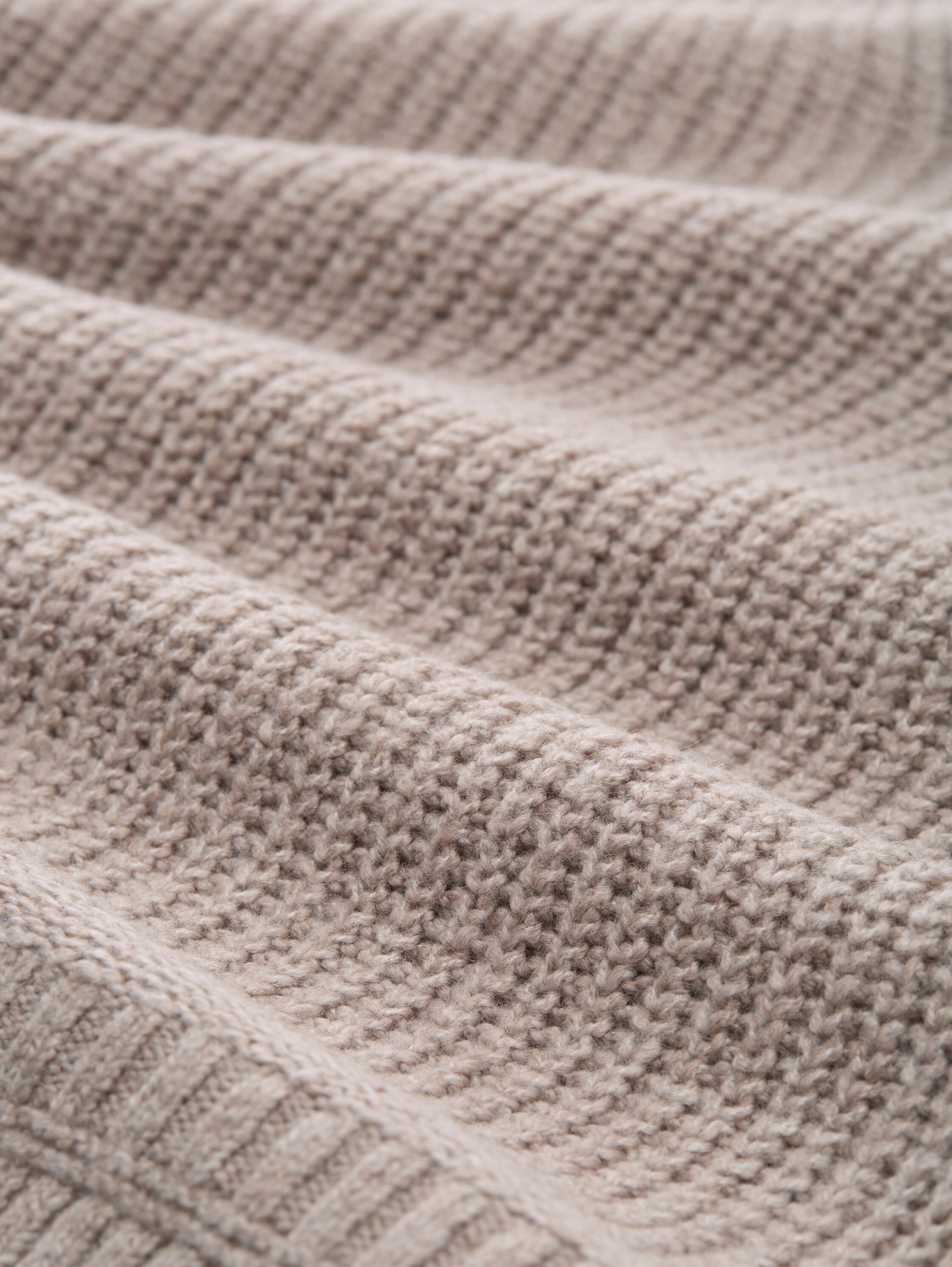 TOM TAILOR Strickpullover, mit Rippstruktur