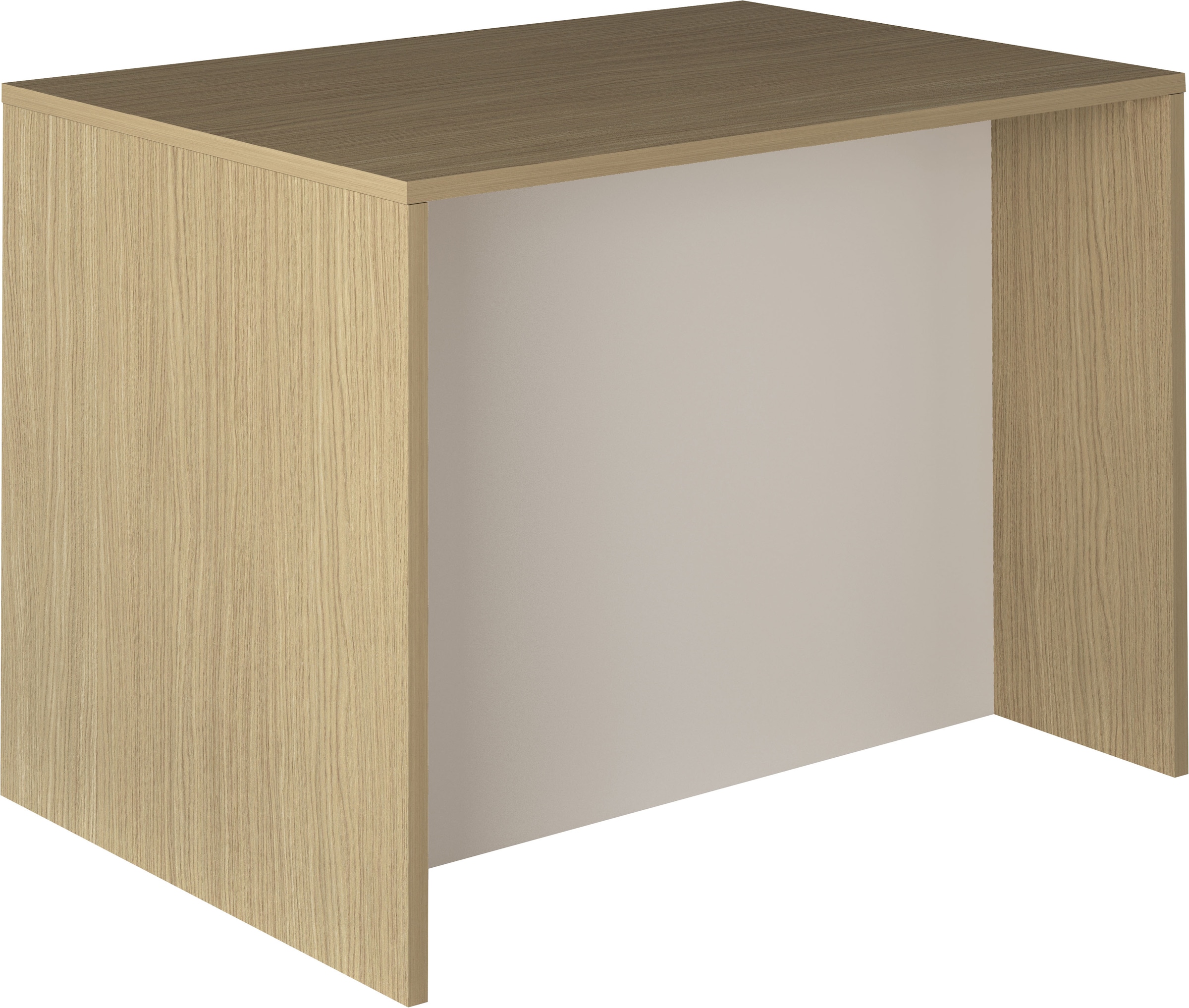 KOCHSTATION Ilot de cuisine »KS-Luna« Largeur 115 cm, 2 portes, 4 compartiments intérieurs, 2 places à manger, portes amorties