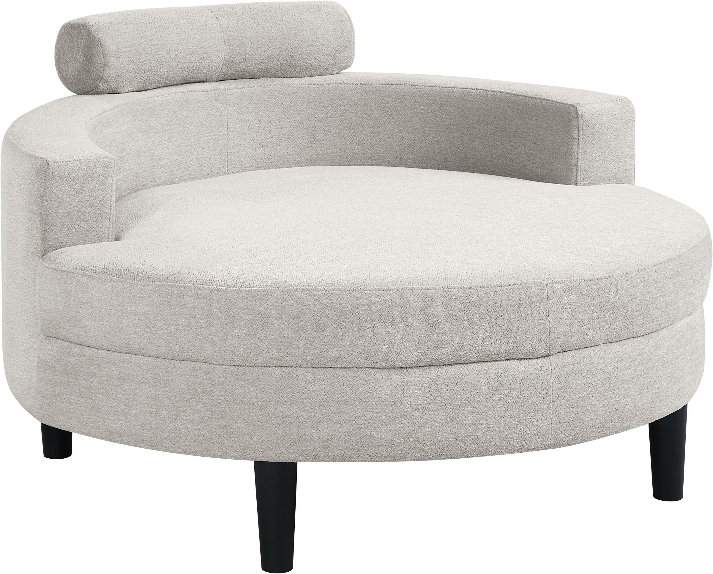 ATLANTIC home collection Loveseat »Ravi«, XXL- Sessel, inklusive Stauraumhocker, Rückenkissen & drei Zierkissen