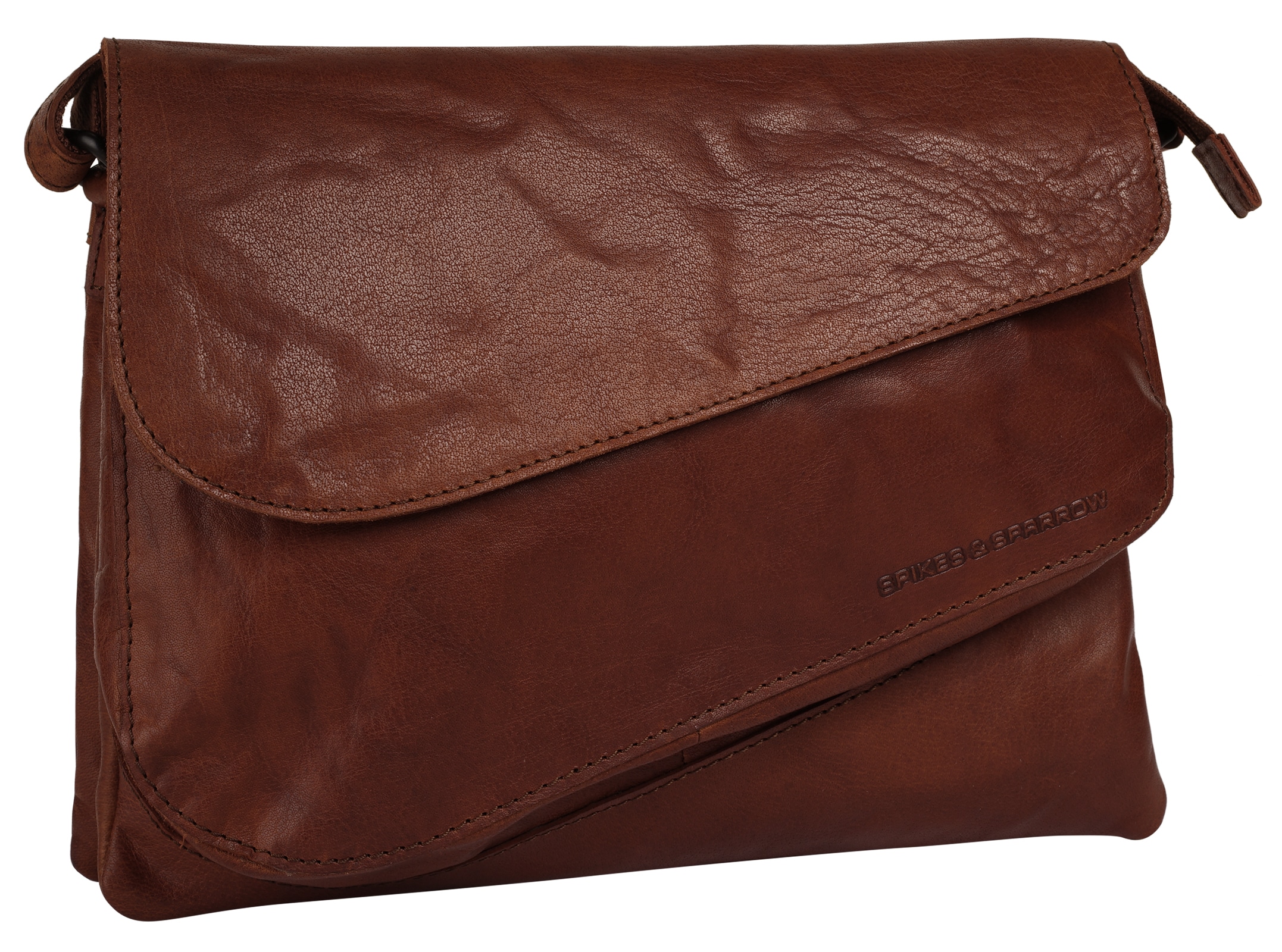 Spikes & Sparrow Umhängetasche »SPIKES & SPARROW Damen echt Leder« echt Leder