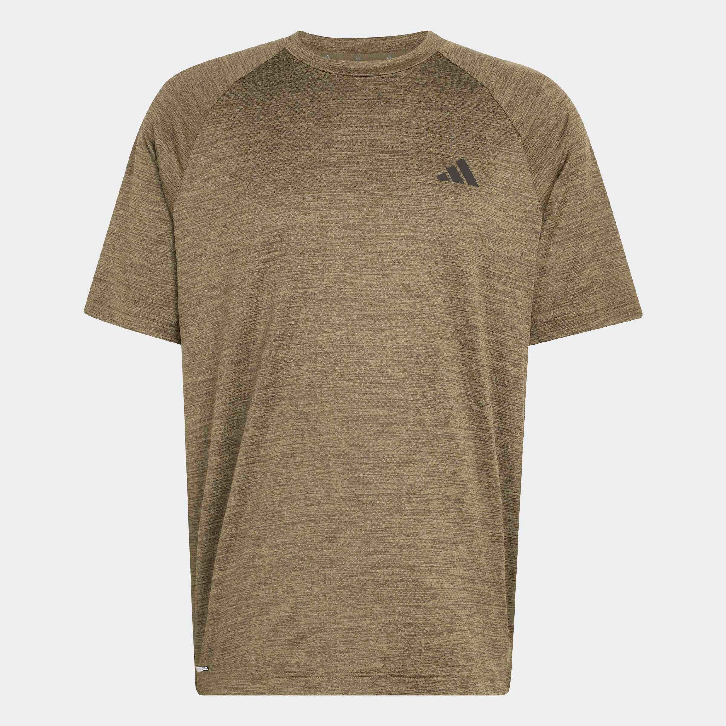 adidas Performance T-shirt »TECH ESSENTIALS WORKOUT« style sportif, col rond, manches courtes, longueur normale