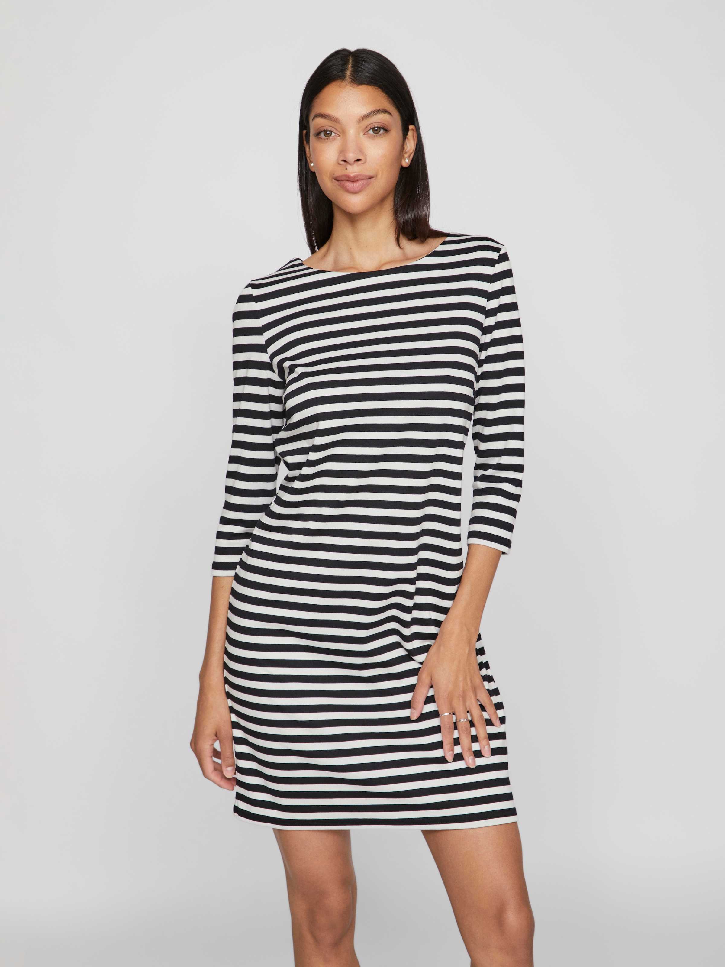 Vila Jerseykleid »VININNY 3/4 O-NECK DRESS/LC«, Sommerkleid