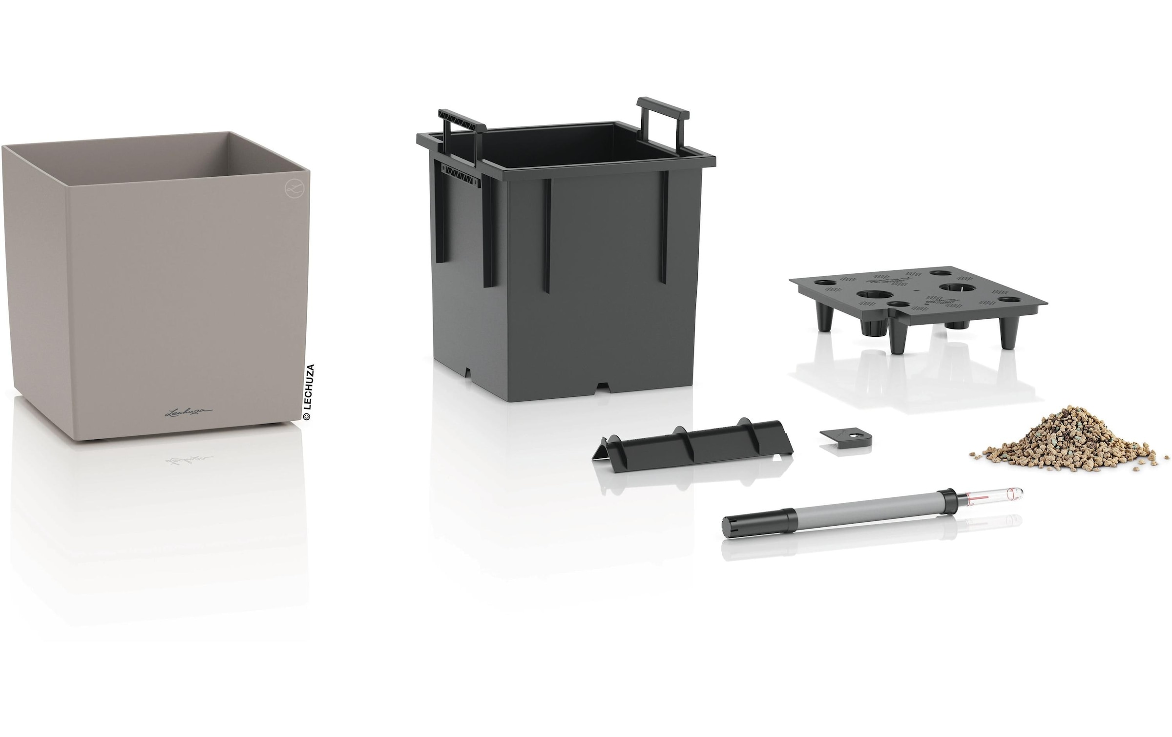   Bewässerungssystem »Lechuza CUBE Color 30« ()  Pflanzgefäss mit integriertem Bewässerungssystem