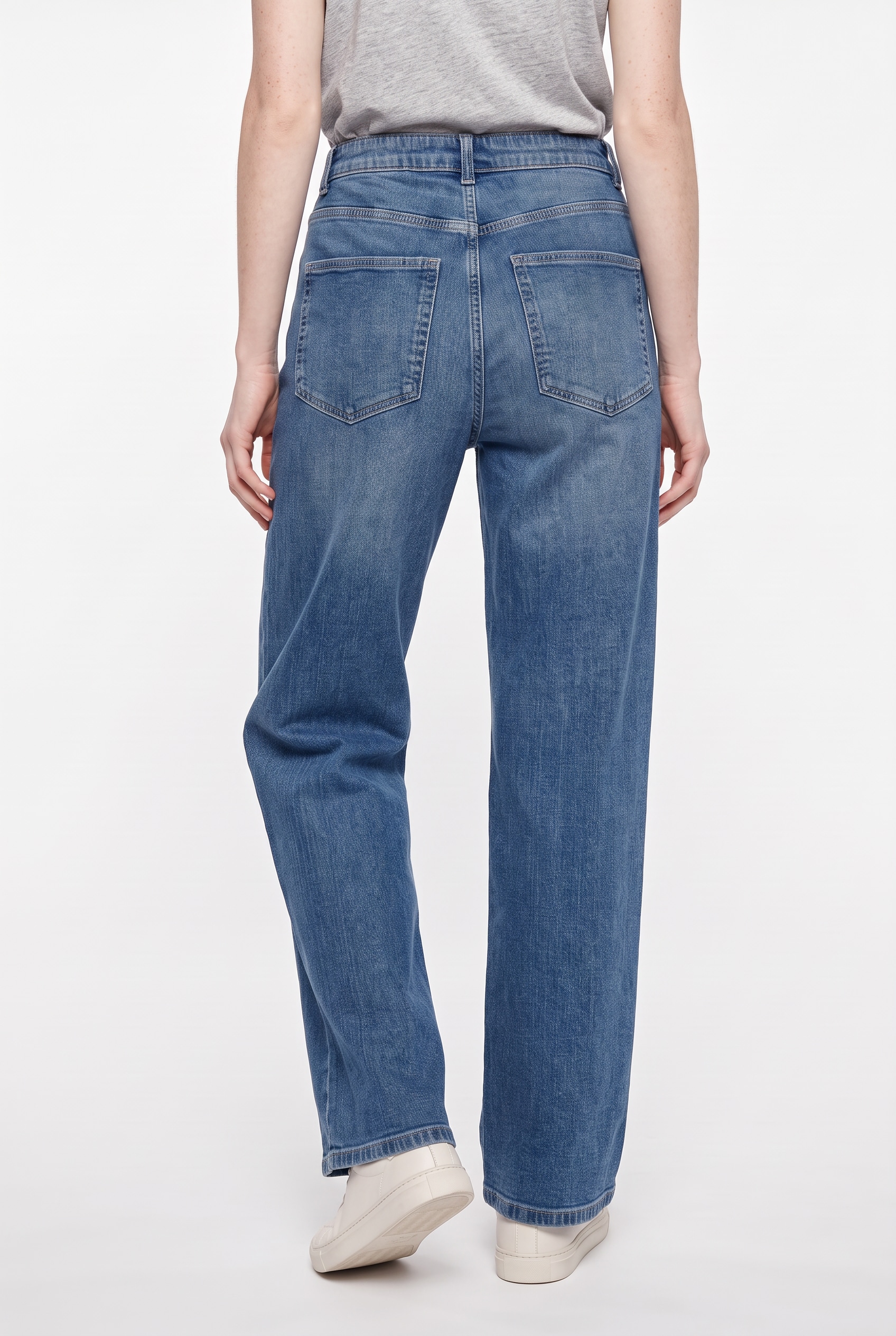 Vero Moda High-waist-Jeans »VMTHEA HR WIDE DENIM JEANS MIX« Baumwollmischung, oversize, high waist, wide leg