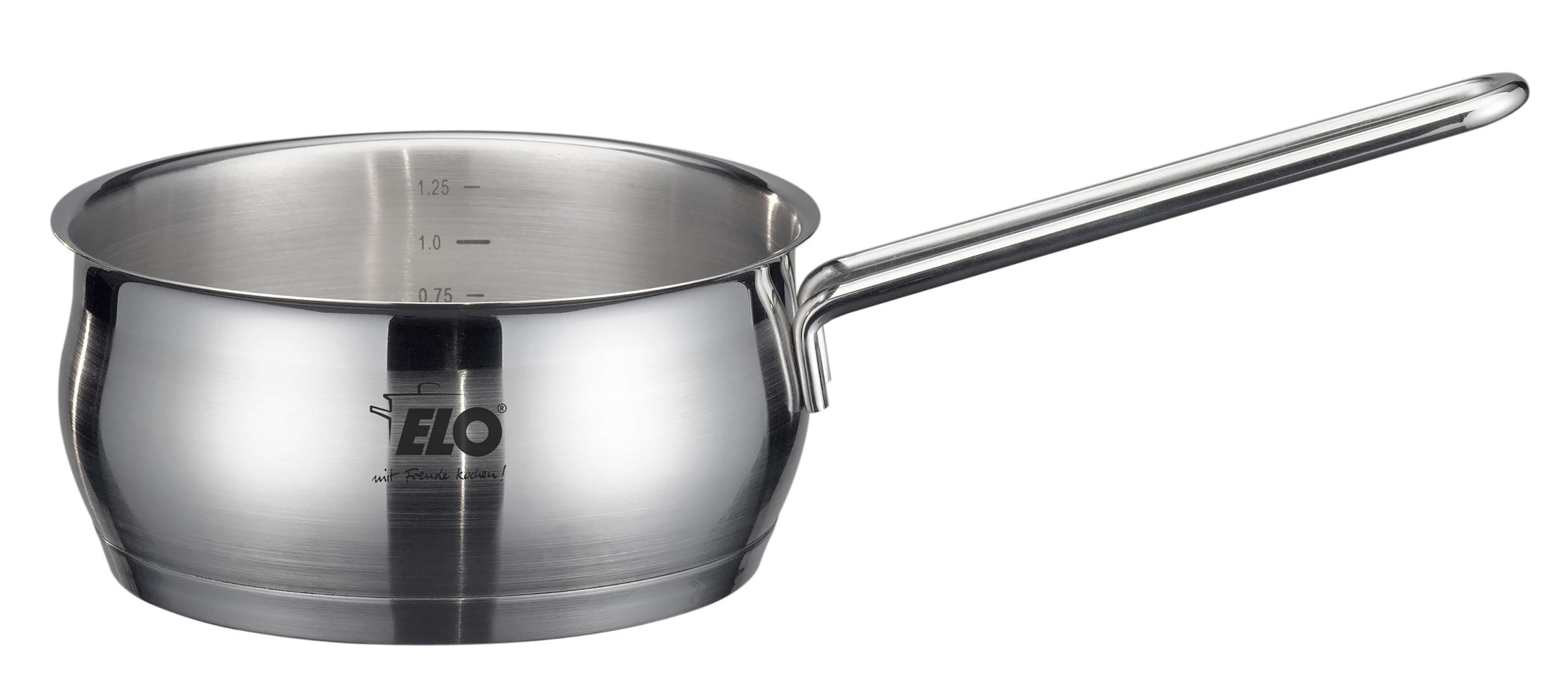 Elo Set de casseroles »Platin« Ensemble, 1 Bratentopf 20 cm, je 1 Fleischtopf 16/20/24 cm, 1 Kasserolle 16 cm, 9 cuis tlg. Acier inoxydable 18/10