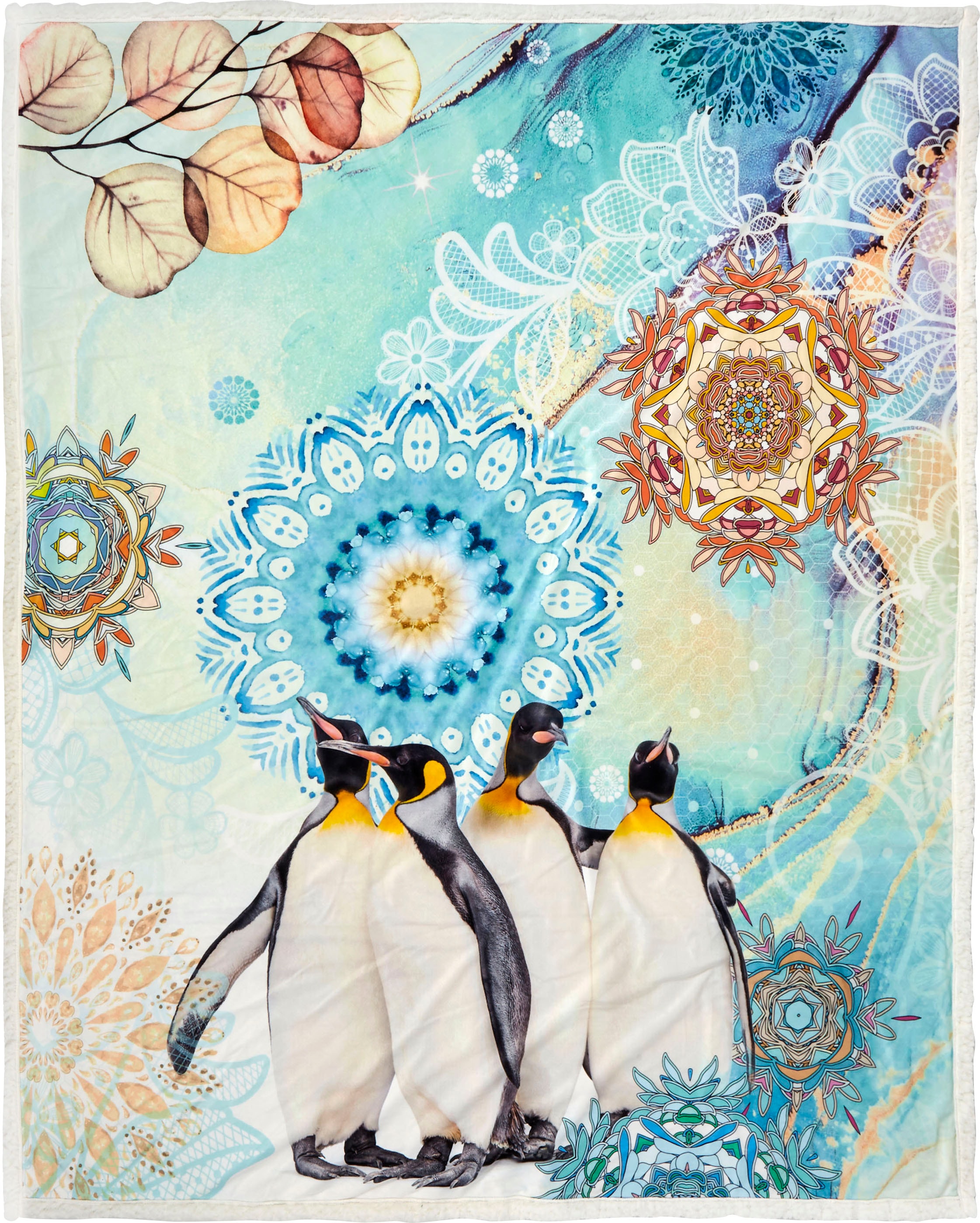 Image of hip Plaid »Pinga«, mit Mandala, Kuscheldecke bei Ackermann Versand Schweiz