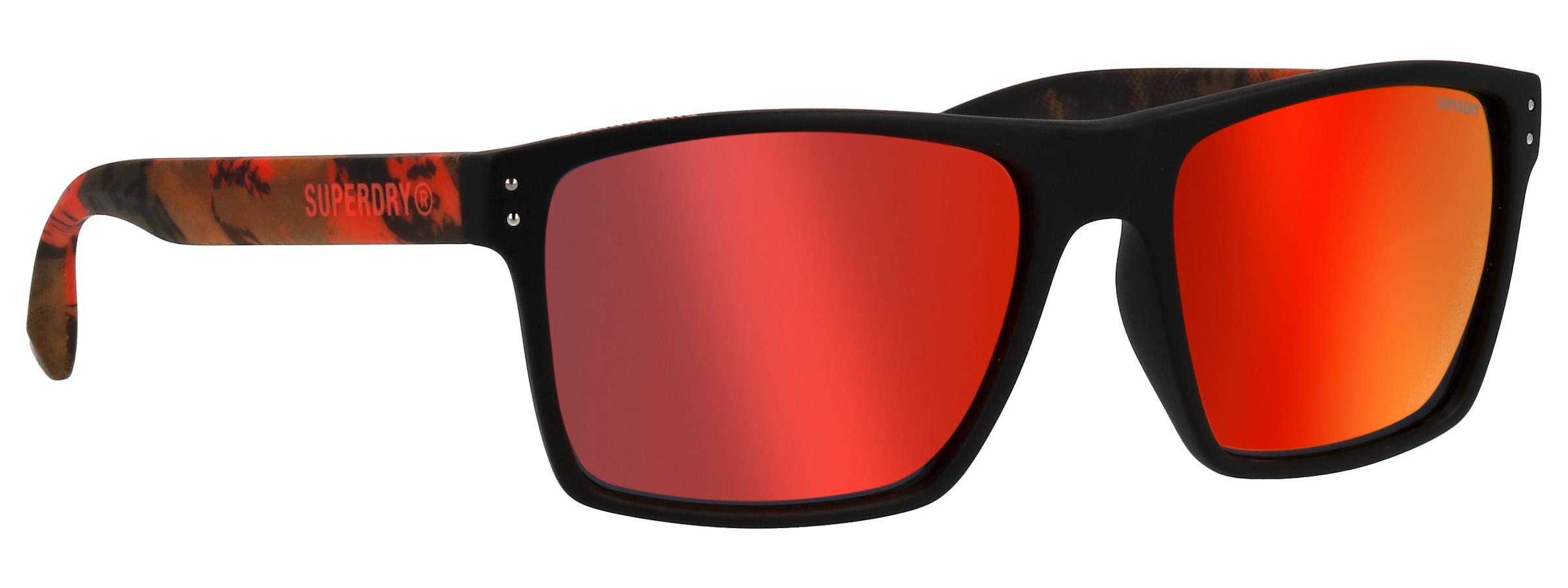 Superdry Sonnenbrille »Modell 996054« Form Karree/Eckig, Logoschriftzug auf Bügel, Injectionfassung