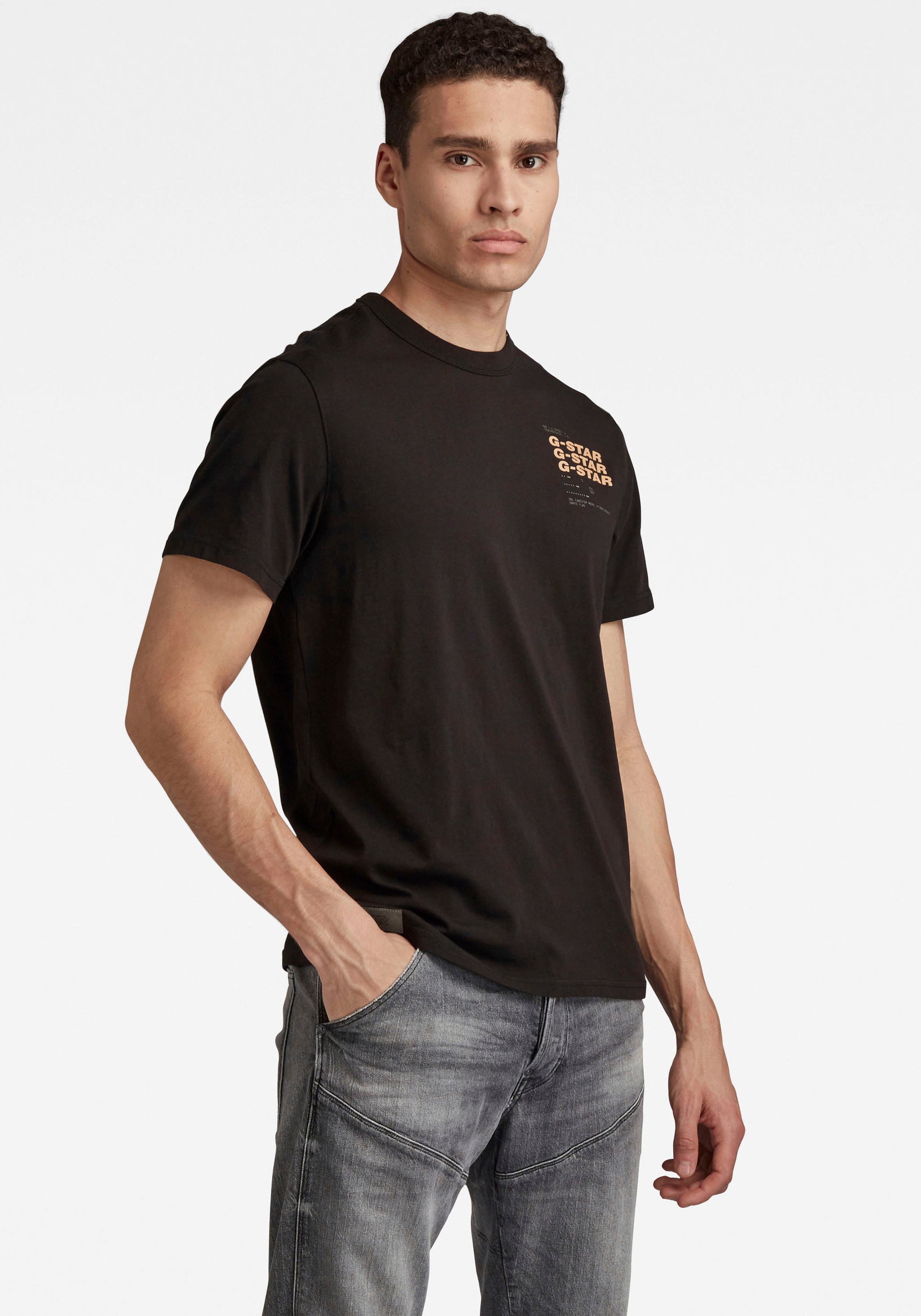 Image of G-Star RAW Rundhalsshirt »Big back graphic Tee« bei Ackermann Versand Schweiz