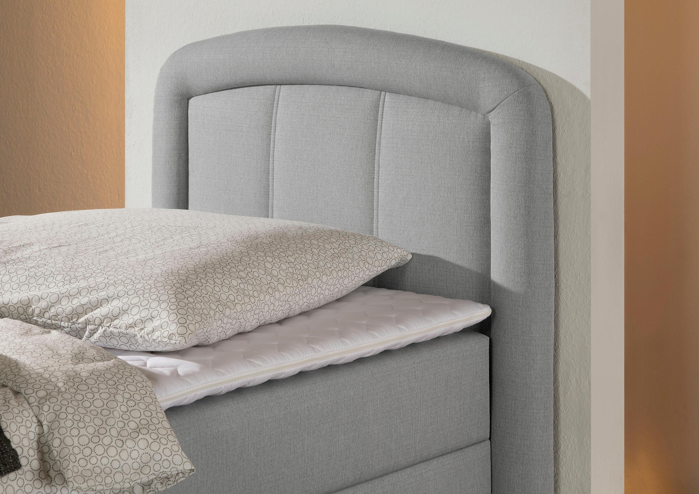 Maintal Polsterbett »Lucas« mit Bettkasten, in 4 Breiten und wahlweise 2 Matratzenarten