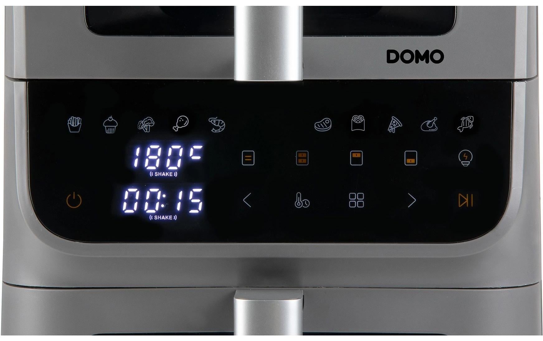 Domo Heissluftfritteuse »DO550FR 10 l« Fritteuse mit zwei Körben und Sichtfenster