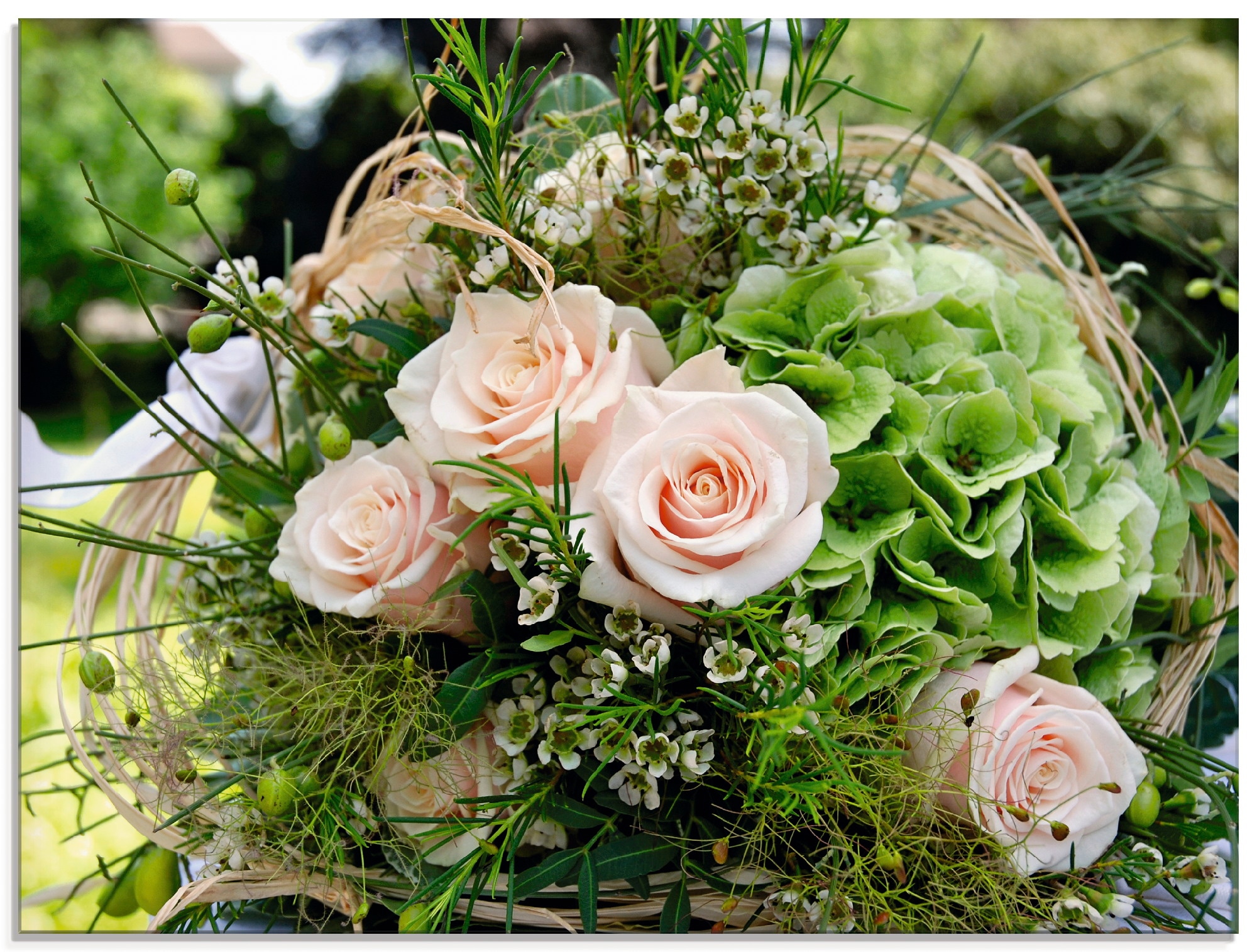 Image of Artland Glasbild "Blumenstrauss" Blumen 1 Stk. tlg. in verschiedenen Grössen