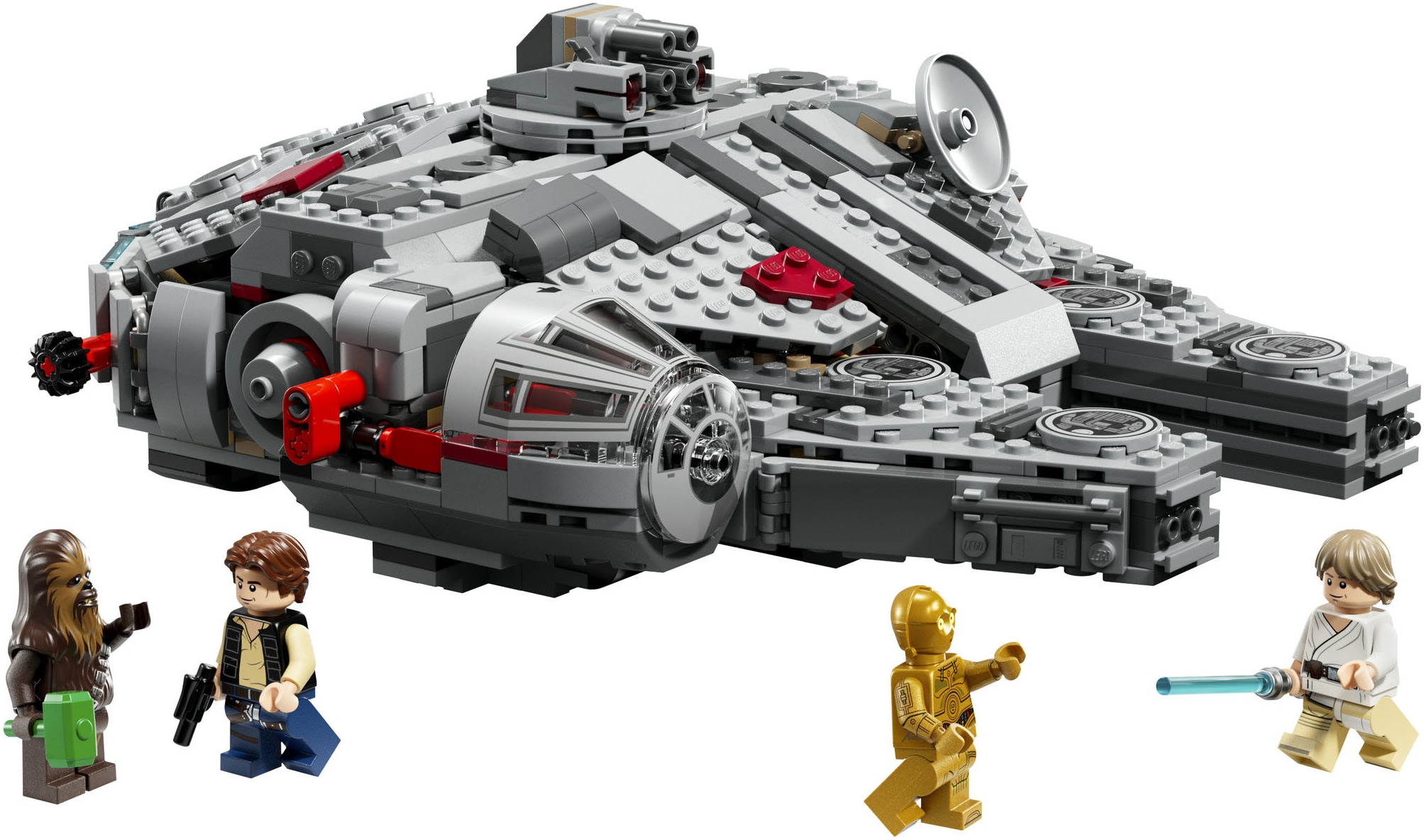 LEGO® Konstruktionsspielsteine »SMART Play: Millennium Falke (75426), LEGO Star Wars ™« Mit SMART Brick kombatibel (nicht im Lieferumfang enthalten)
