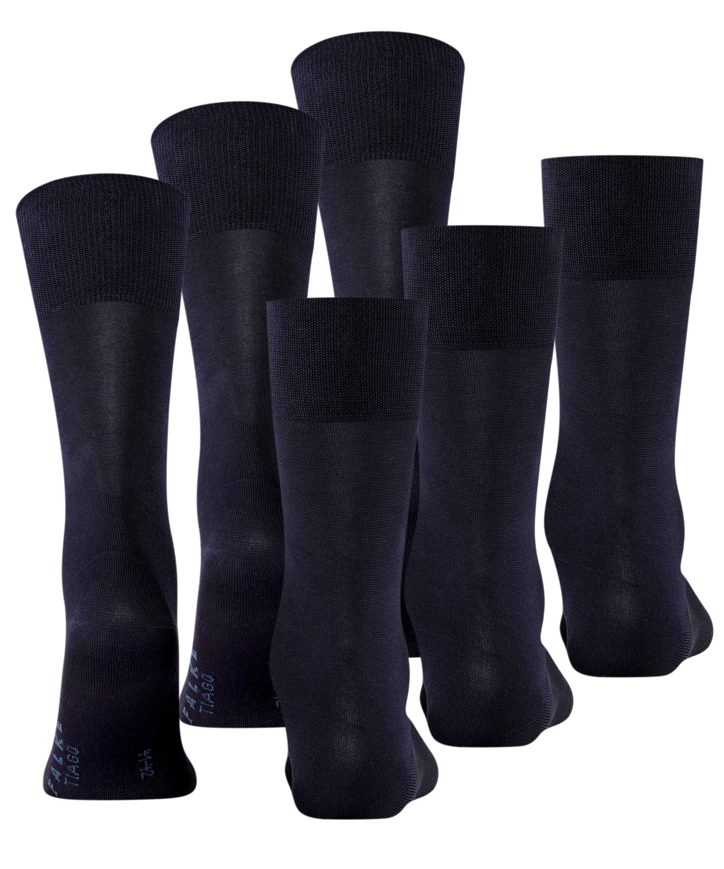 FALKE Socken »Tiago« 3 Paar,  im 3er-Pack, für Erwachsene, aus Fil-d’Écosse-Baumwolle