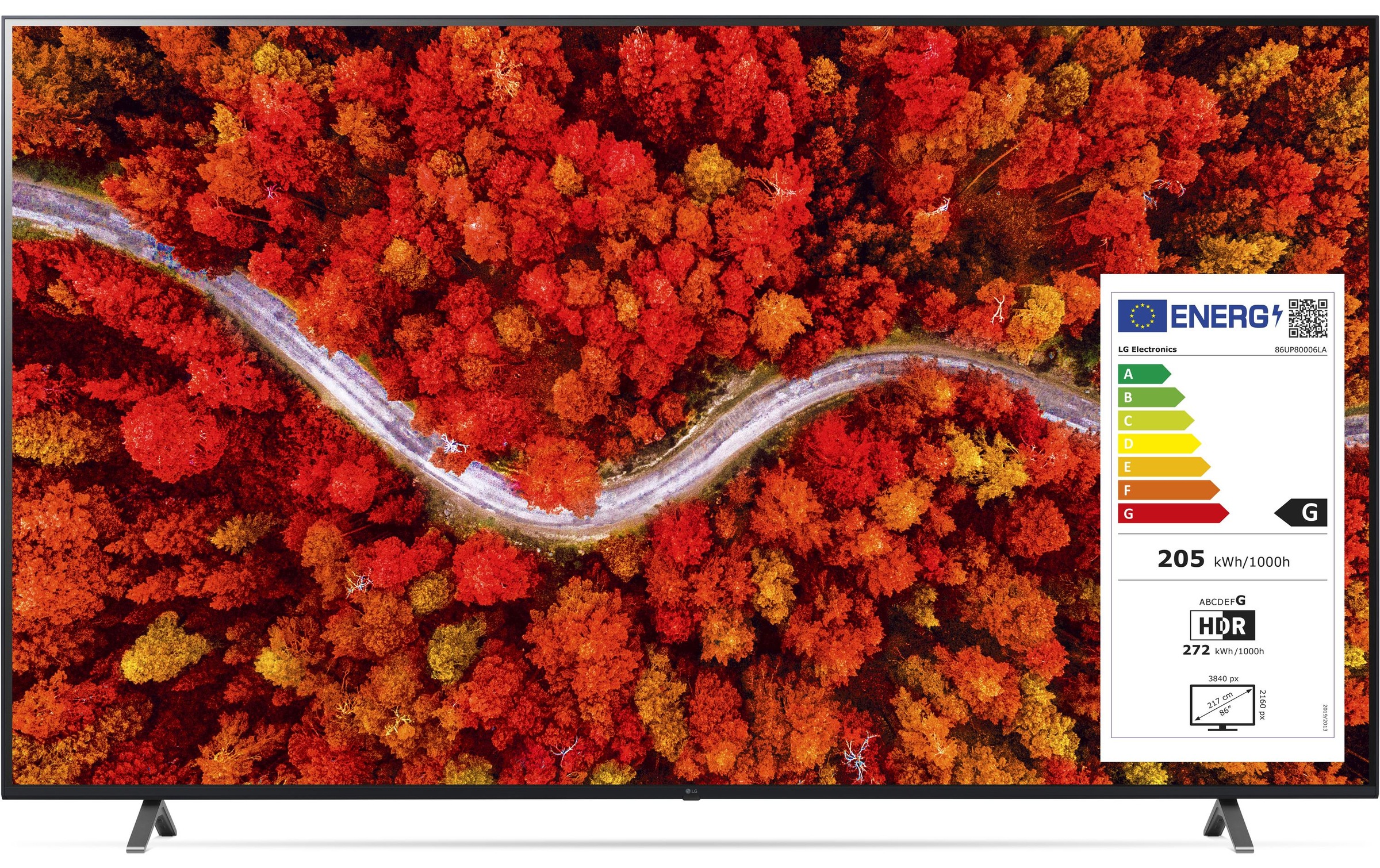 LG LCD-LED Fernseher »86UP80009 LA 86 UHD LED-TV«, 4K Ultra HD