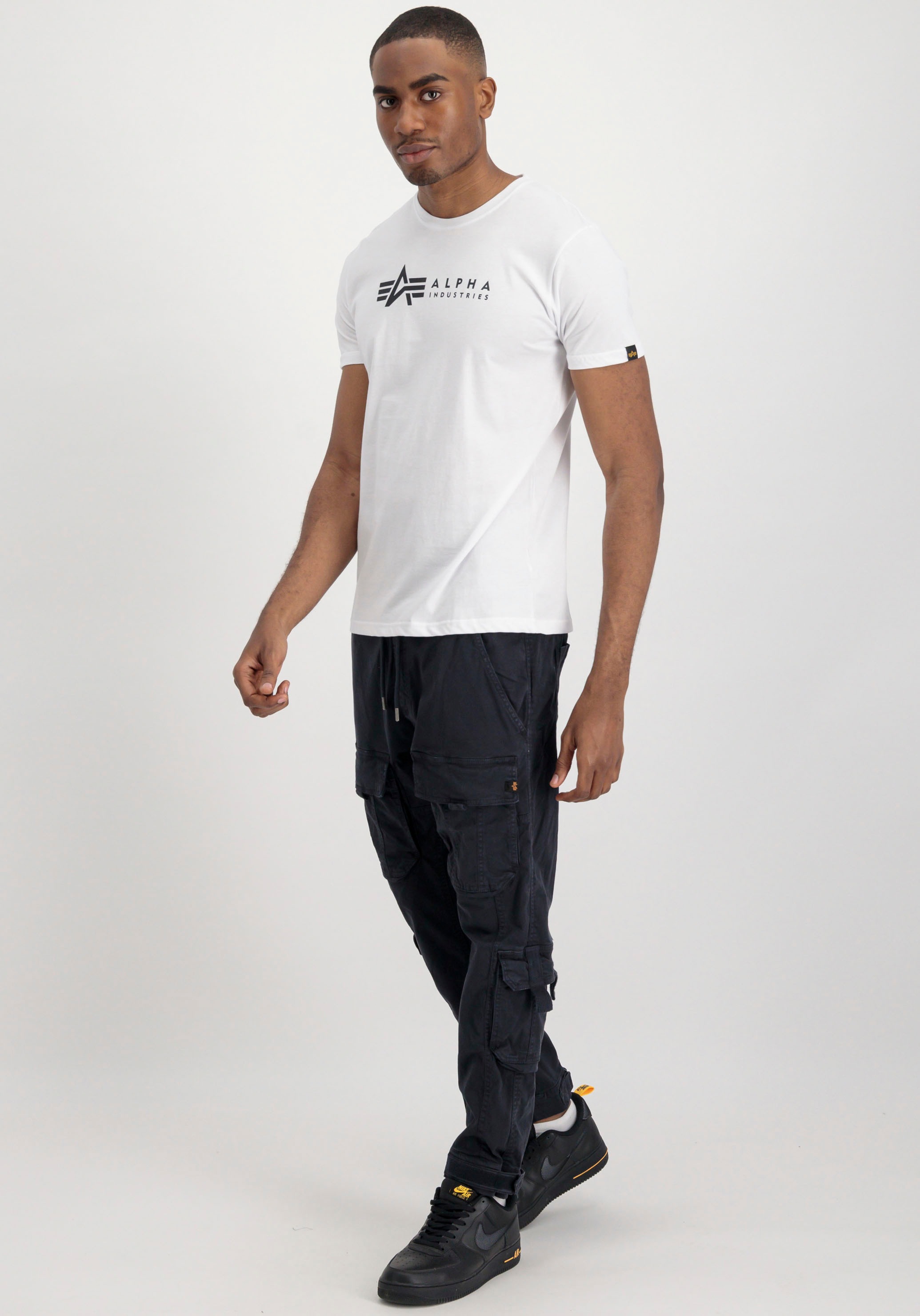 Alpha Industries Rundhalsshirt »Label T 2 Pack« Packung, 2er-Pack, 2 Stk.