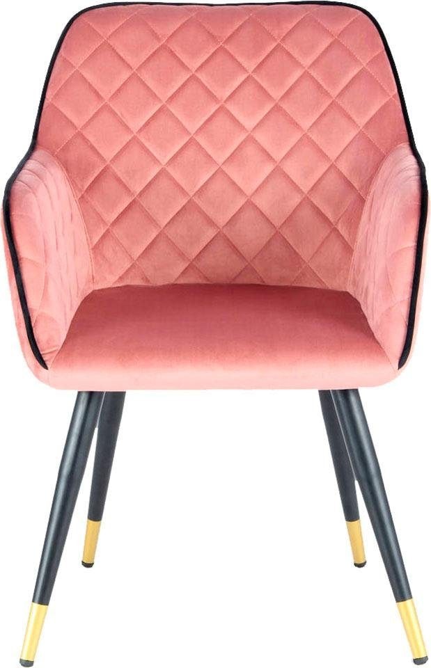 Stuhl »Amino 525«, samtweicher Bezug, elegant, glamourös