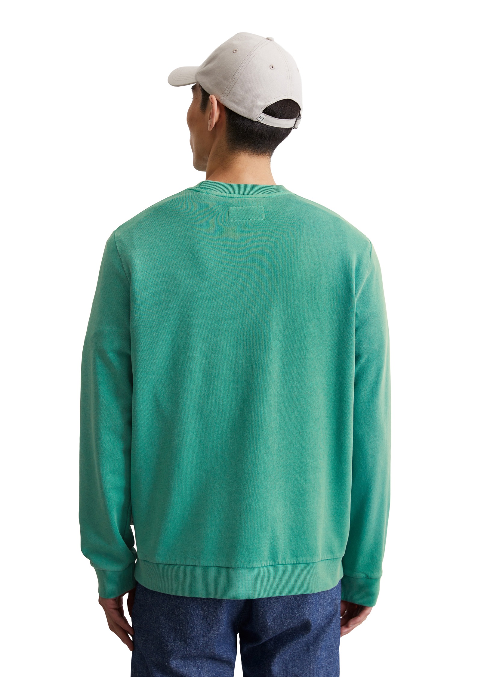 Marc O'Polo Sweatshirt, Basic, mit Rippbündchen, regular, leichter Sommer-Sweat