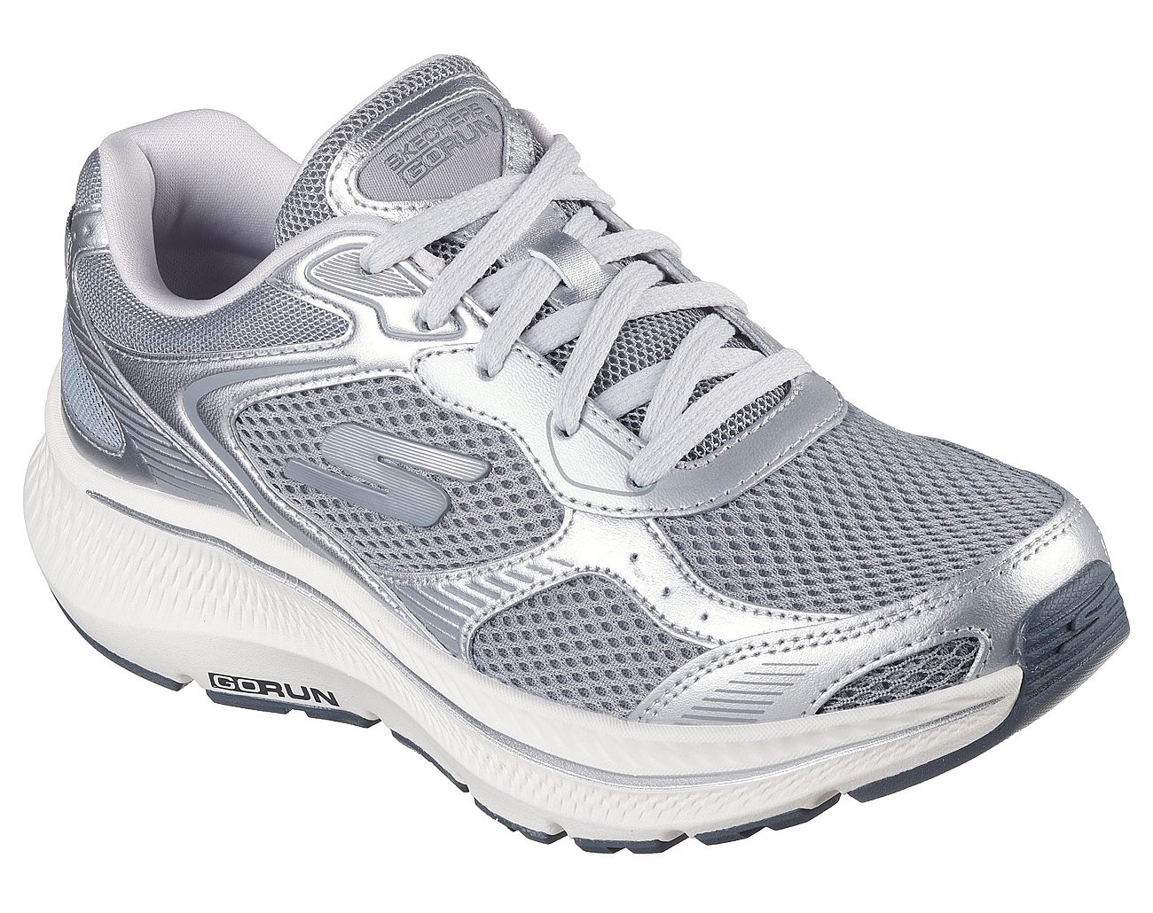 Image of Skechers Sneaker "GO RUN CONSISTENT 2.0" Retro Sneaker, Schnürschuh mit Metallic-Besätzen, Weite G (=weit)