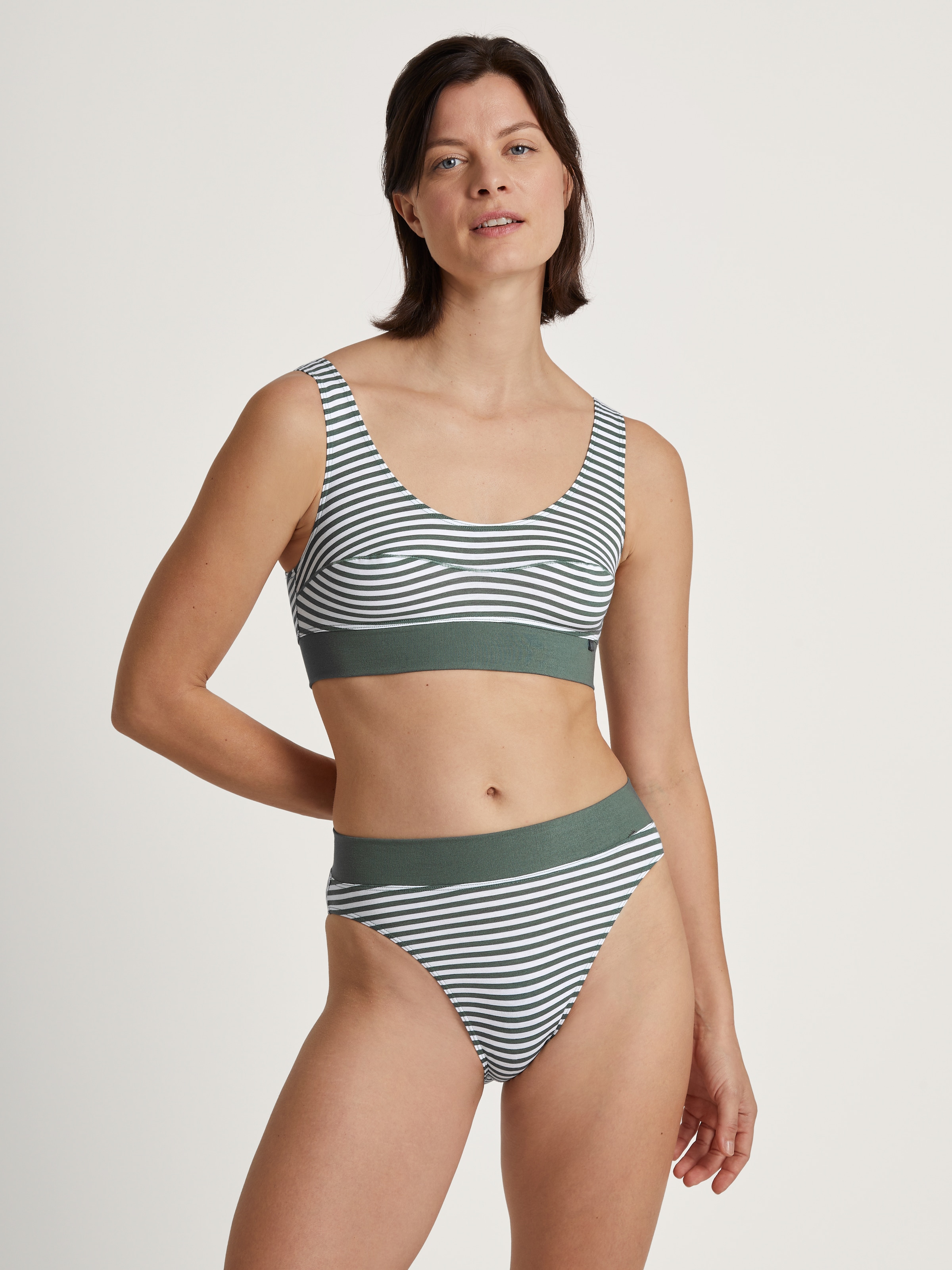 CALIDA High-Waist-Slip »Elastic«, breiter Softbund, elastisch, Single Jersey, atmungsaktiv, weich