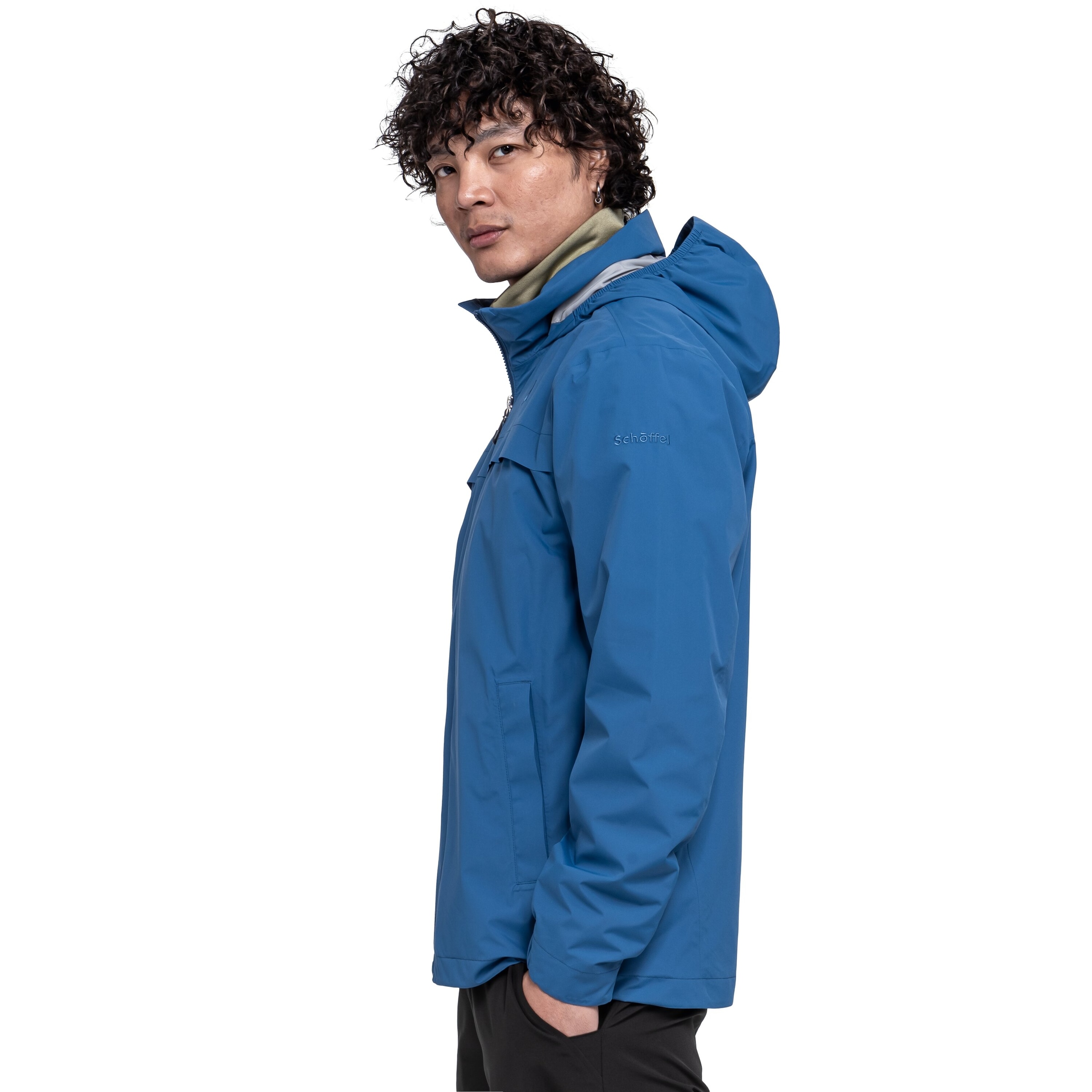 Schöffel Veste de pluie »Jacket Style Bohorok MNS« pour trekking et randonnée, imperméable avec colonne d'eau 10.000 mm