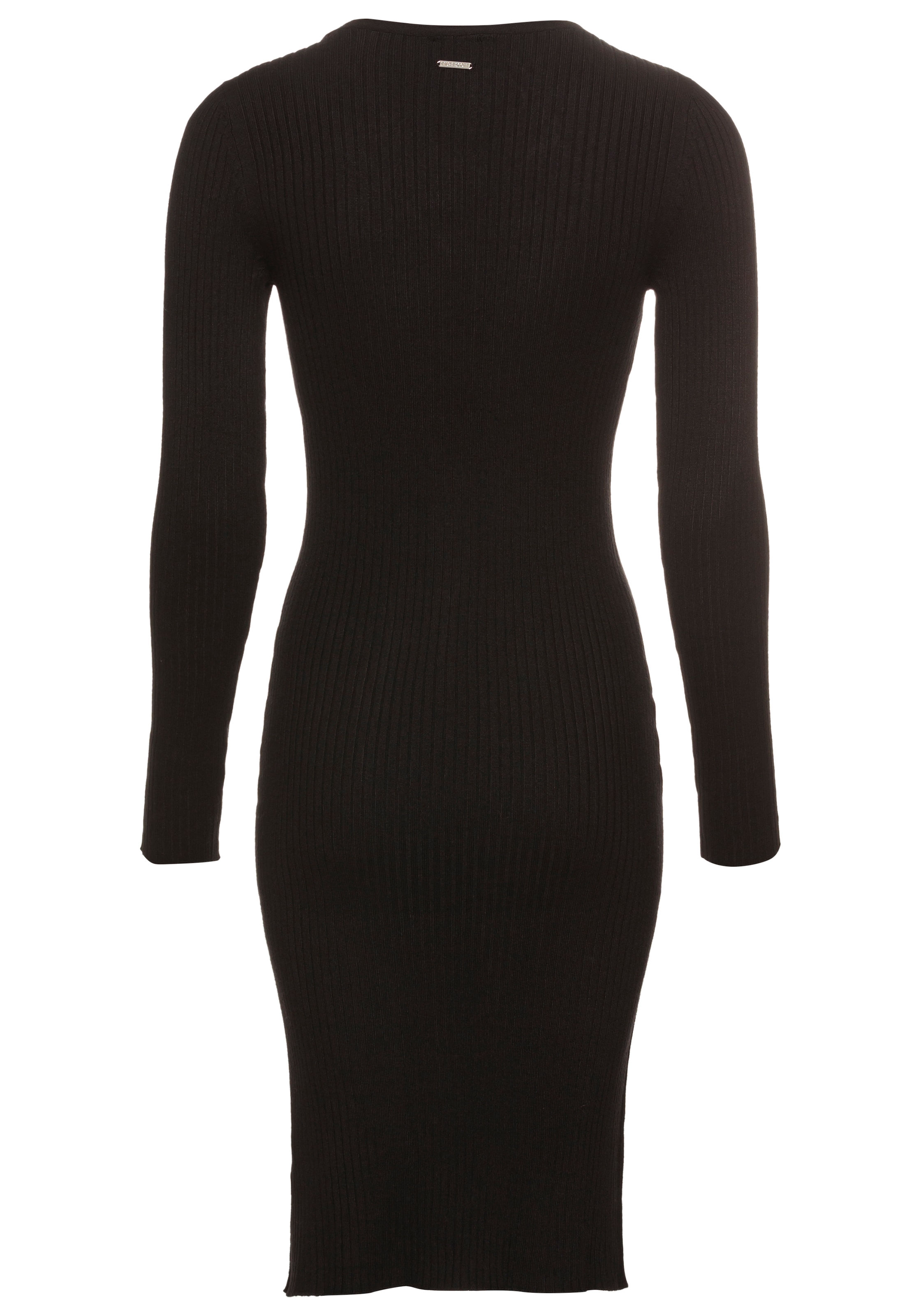 Laura Scott Longstrickjacke, mit Zipper - auch als Kleid tragbar