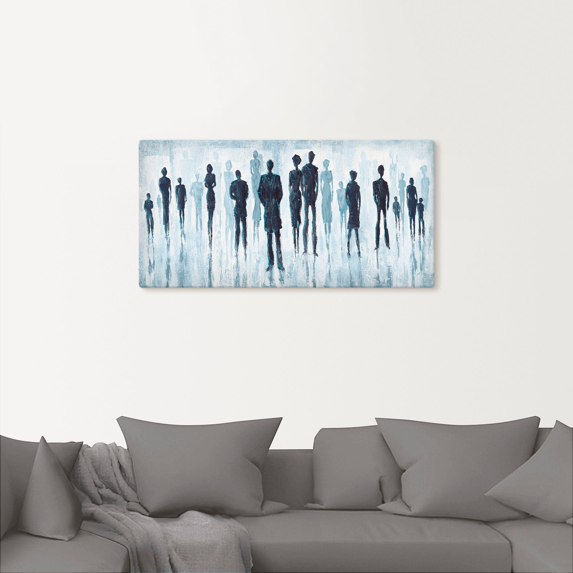 Artland Wandbild »Genau in der Mitte«, Gruppen & Familien, (1 St.), als Alubild, Outdoorbild, Leinwandbild in verschied. Grössen