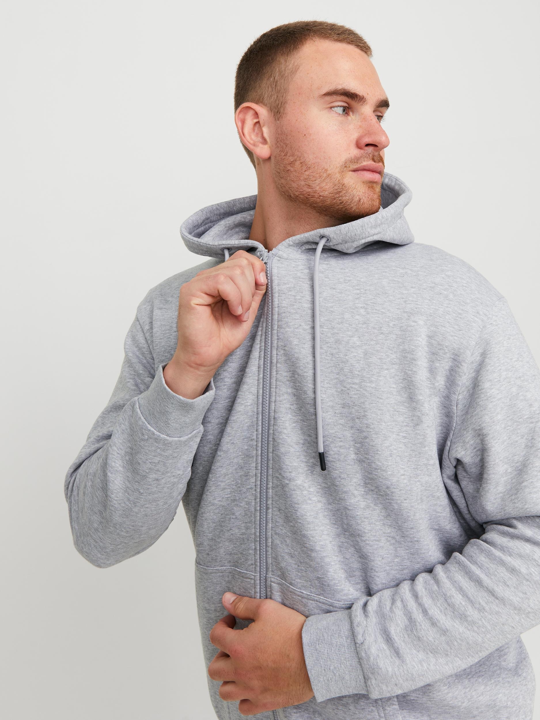 Jack & Jones PlusSize Kapuzensweatjacke »JJEBRADLEY SWEAT ZIP HOOD NOOS PLS«