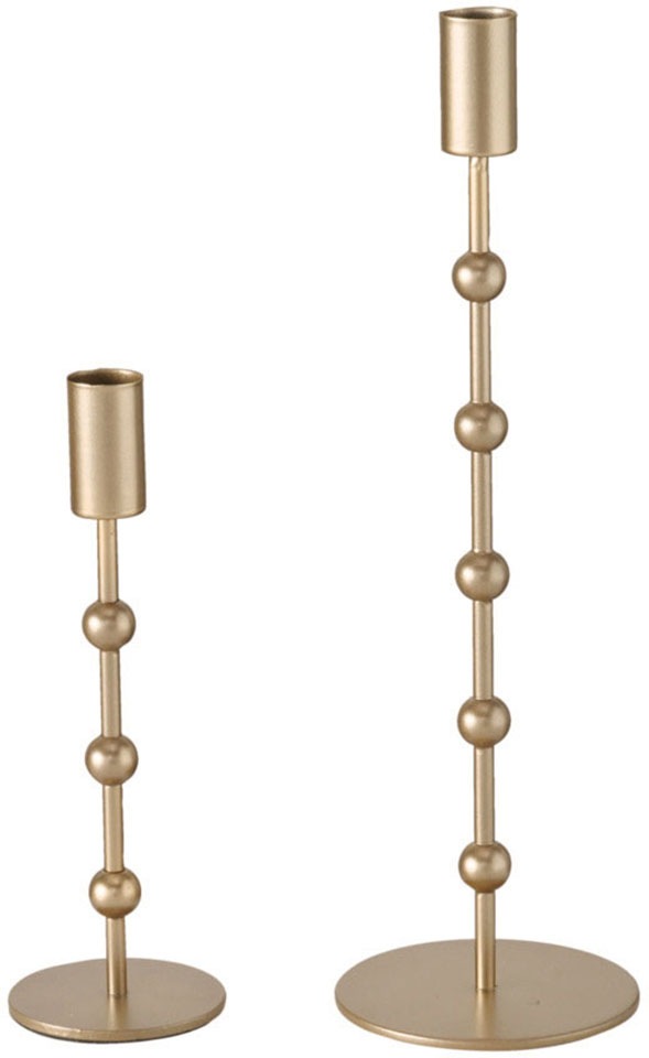 Image of BOLTZE Kerzenleuchter »Kimberly«, (Set, 2 St.), aus Eisen, Höhe ca. 20 cm und 30 cm bei Ackermann Versand Schweiz