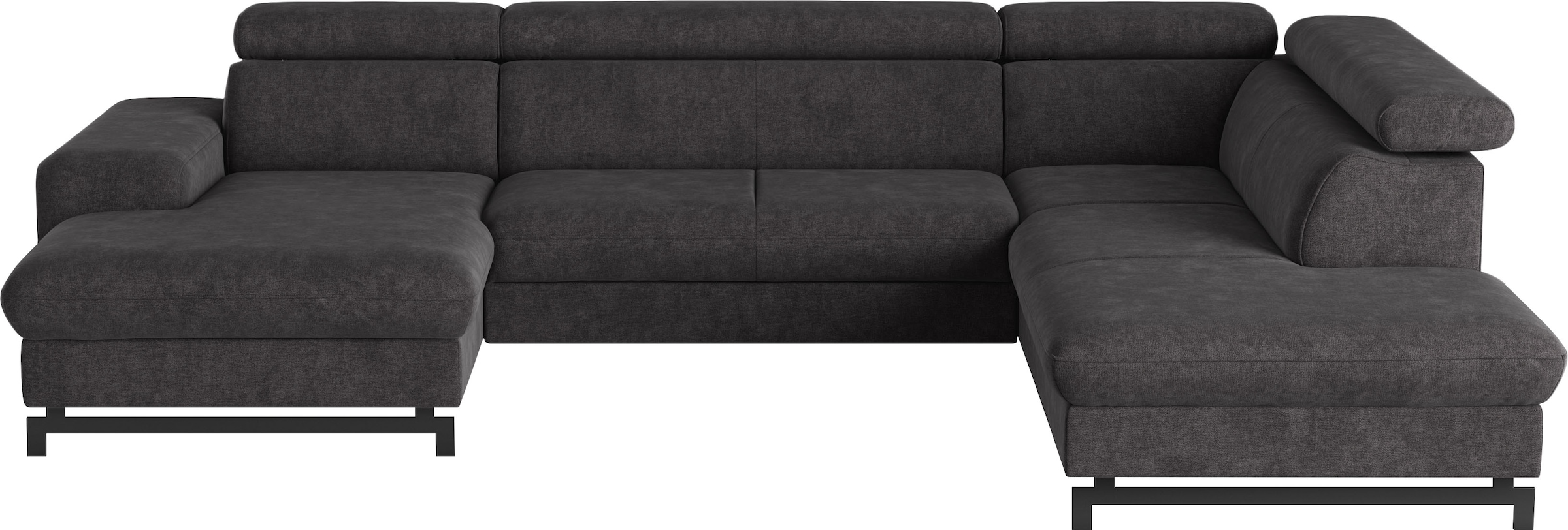 COTTA Paysage de salon »Emma U-Form« mit Kopfteilverstellung, wahlweise mit Bettfunktion & Bettkasten