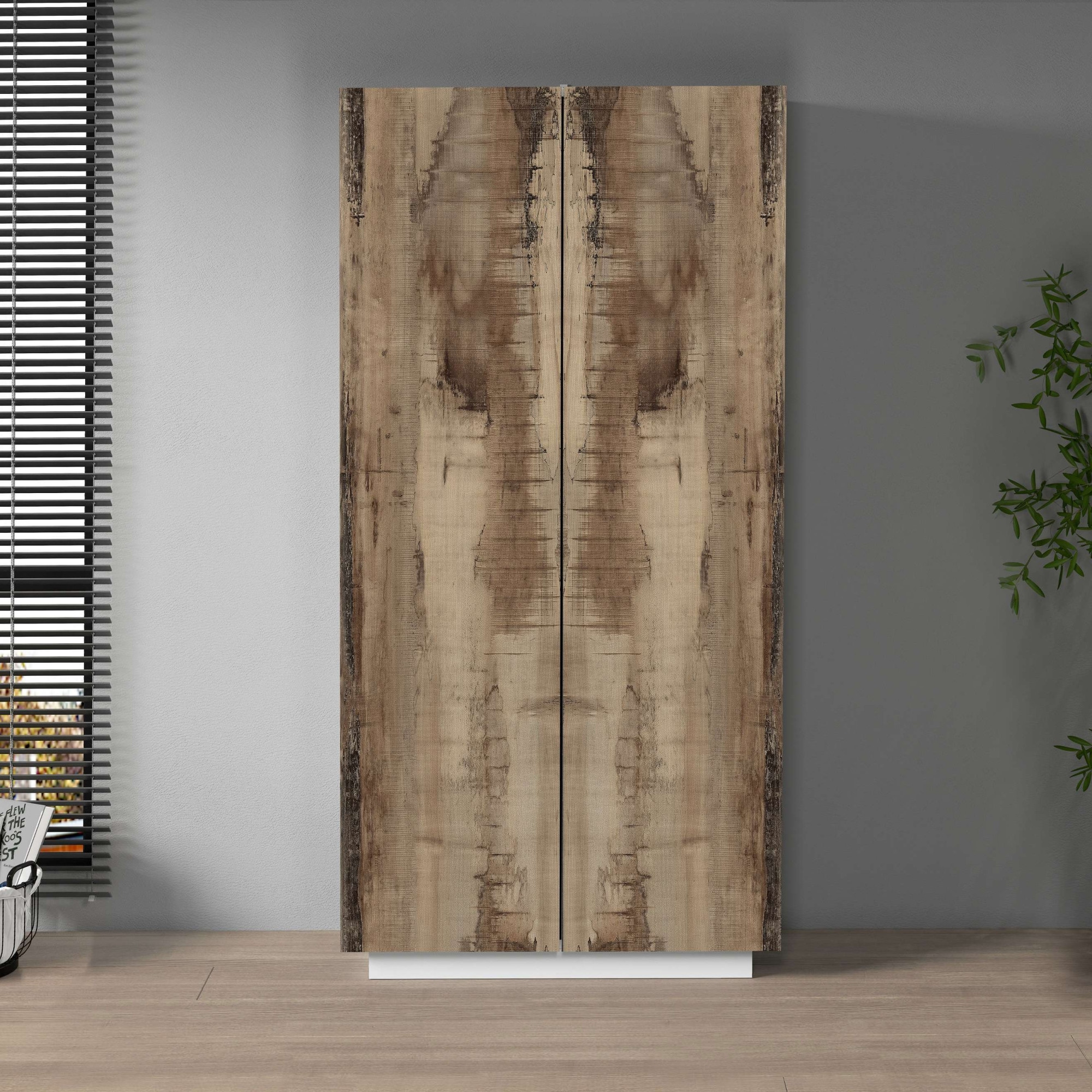 Home affaire Armoire de classement »Coro, Mehrzweckschrank, Büroschrank mit 2 Türen« & verstellbare Einlegeböden, Höhe 86 oder 166 cm, Made in Italy