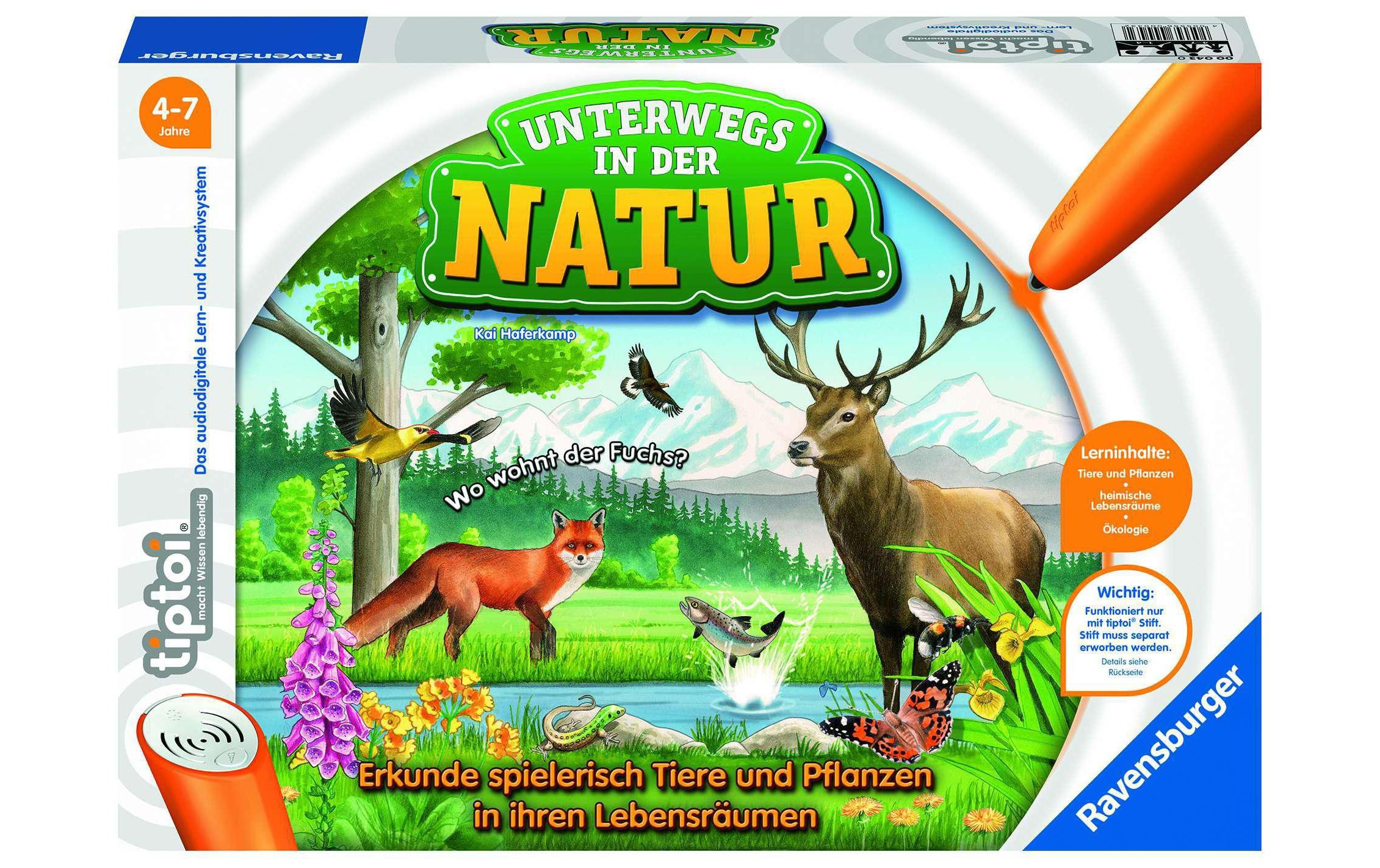 Image of Ravensburger Spiel »tiptoi Spiel Unterwegs in der Natur« bei Ackermann Versand Schweiz