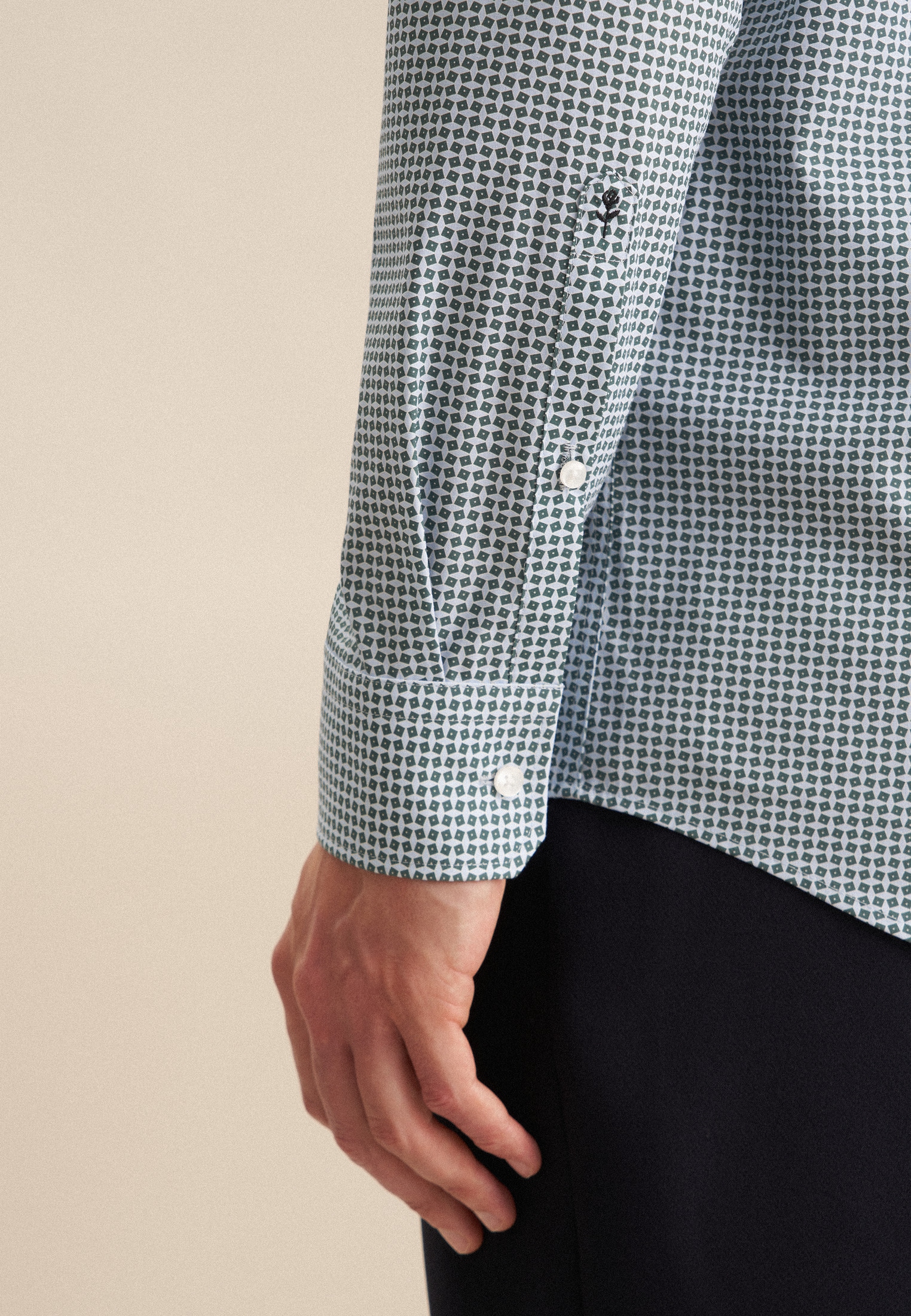 seidensticker Chemise d'affaires »Regular«, Regular 1/1 Kentkragen Druck
