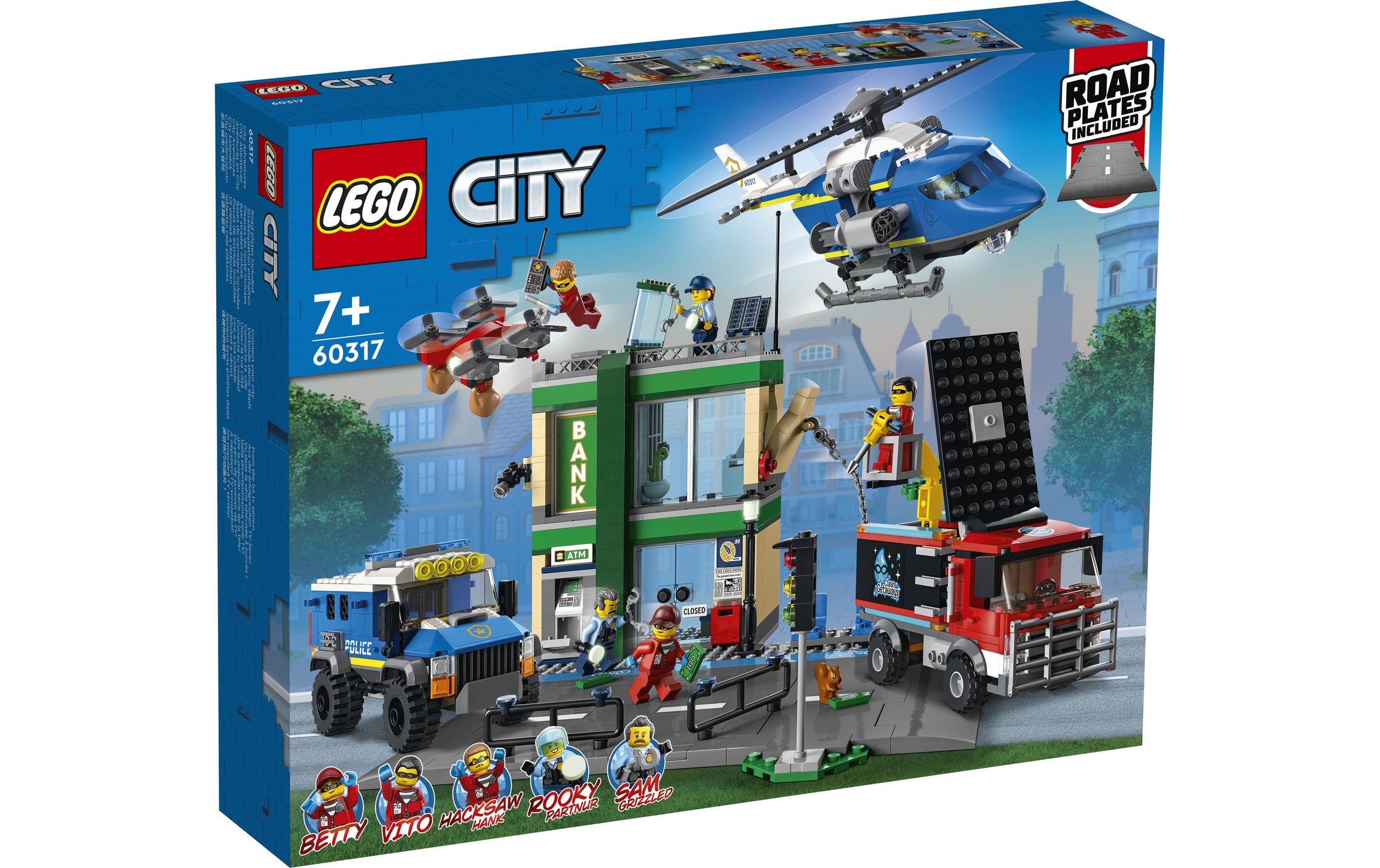 Image of LEGO® Spielbausteine »Banküberfall mit Verfolgung«, (915 St.) bei Ackermann Versand Schweiz