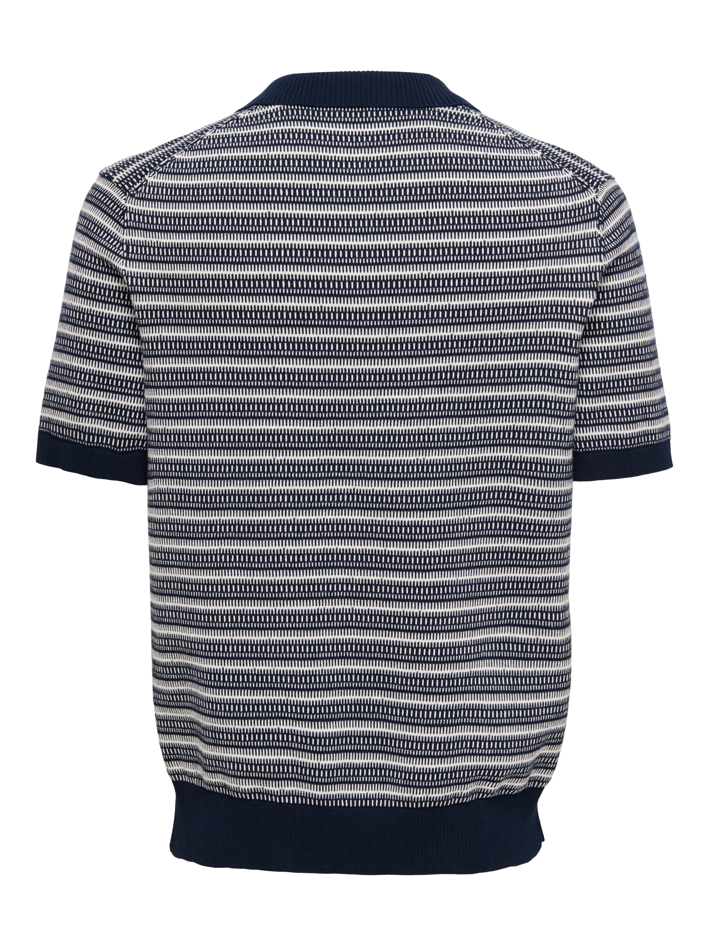 ONLY & SONS Pull à col polo »ONSTILO REG SS SPLIT NECK KNIT NOOS« coton, coupe régulière