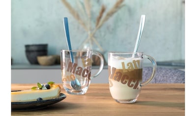 Latte-Macchiato-Glas »Latte Macchiato Tasse Napo«