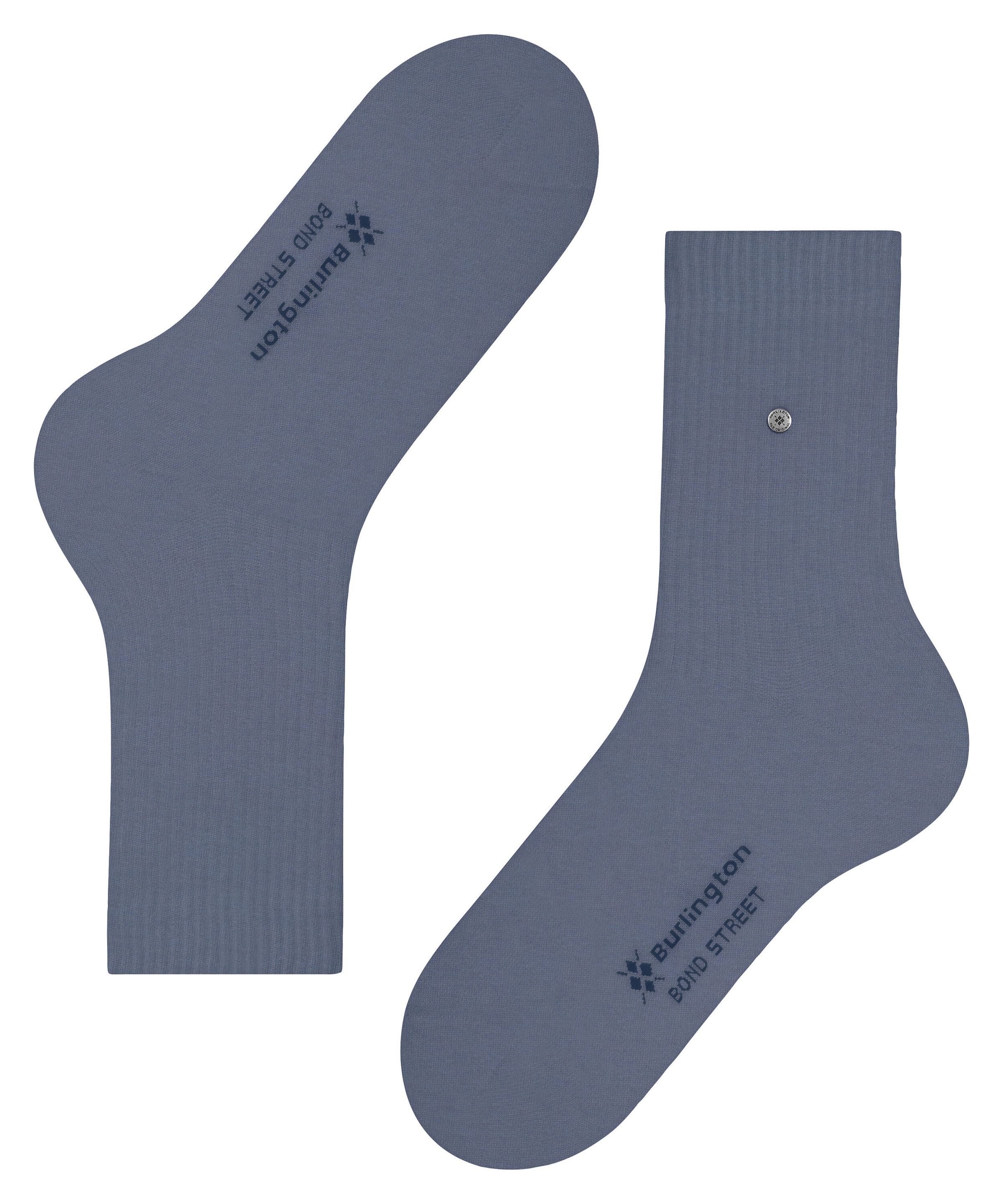 Burlington Socken »Bond Street« Einheitsgrösse 40-46, modische Rippenstrucktur, Burlington-Clip