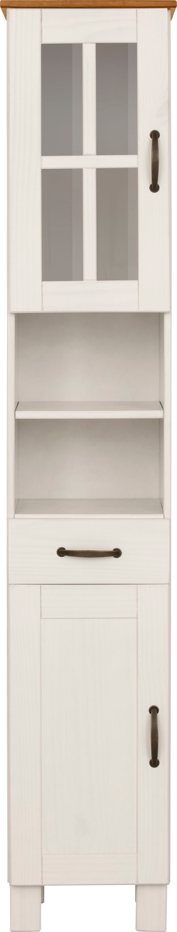 Home affaire Hochschrank »Rodby«, FSC®-zertifiziertes Massivholz, Breite 33cm, Höhe 180cm