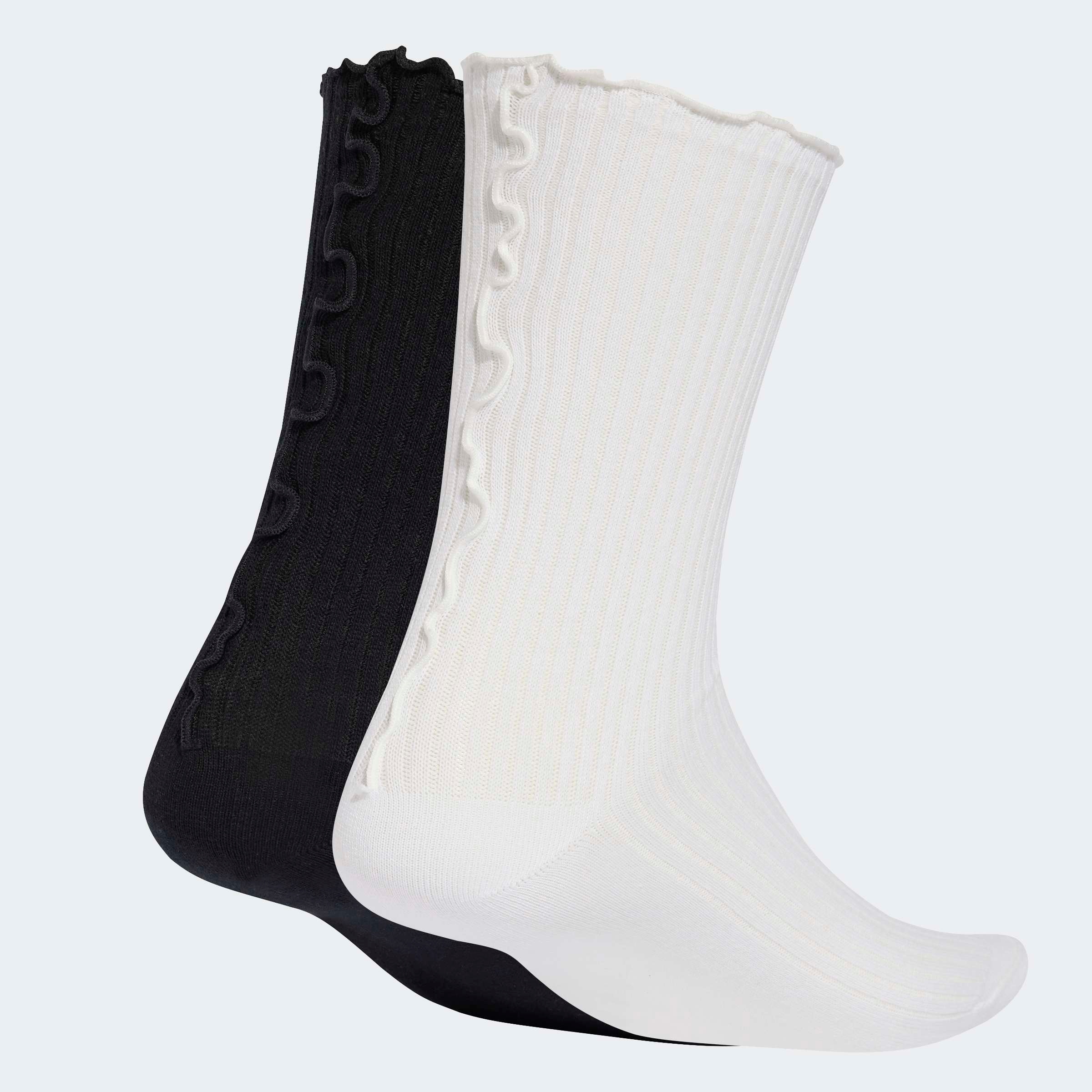 adidas Originals Sportsocken »CREW, RÜSCHEN, 2 PAAR« 2 Paar tlg. für Erwachsene, im praktischen 2er-Set