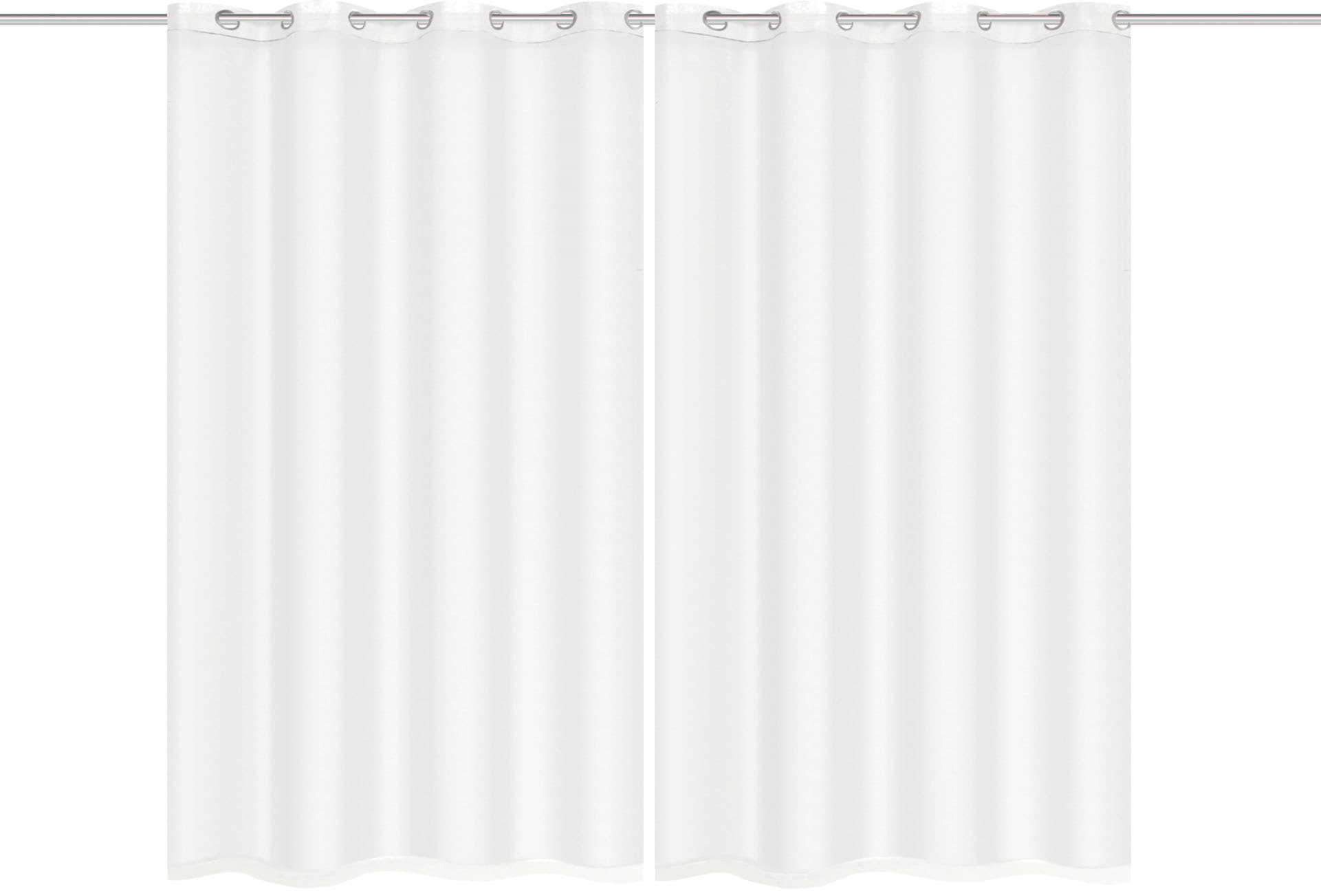 HOME WOHNIDEEN Gardine »DOLLY« Ösen 2 Stk. tlg. transparent