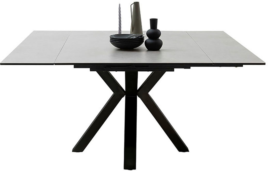 Image of MCA furniture Esstisch "PALLINI Auszugstisch 90-150 cm" Einzelstück, Keramik,Metall,Längsseitenauszug,ausziehbar,Tischplatte 13 mm