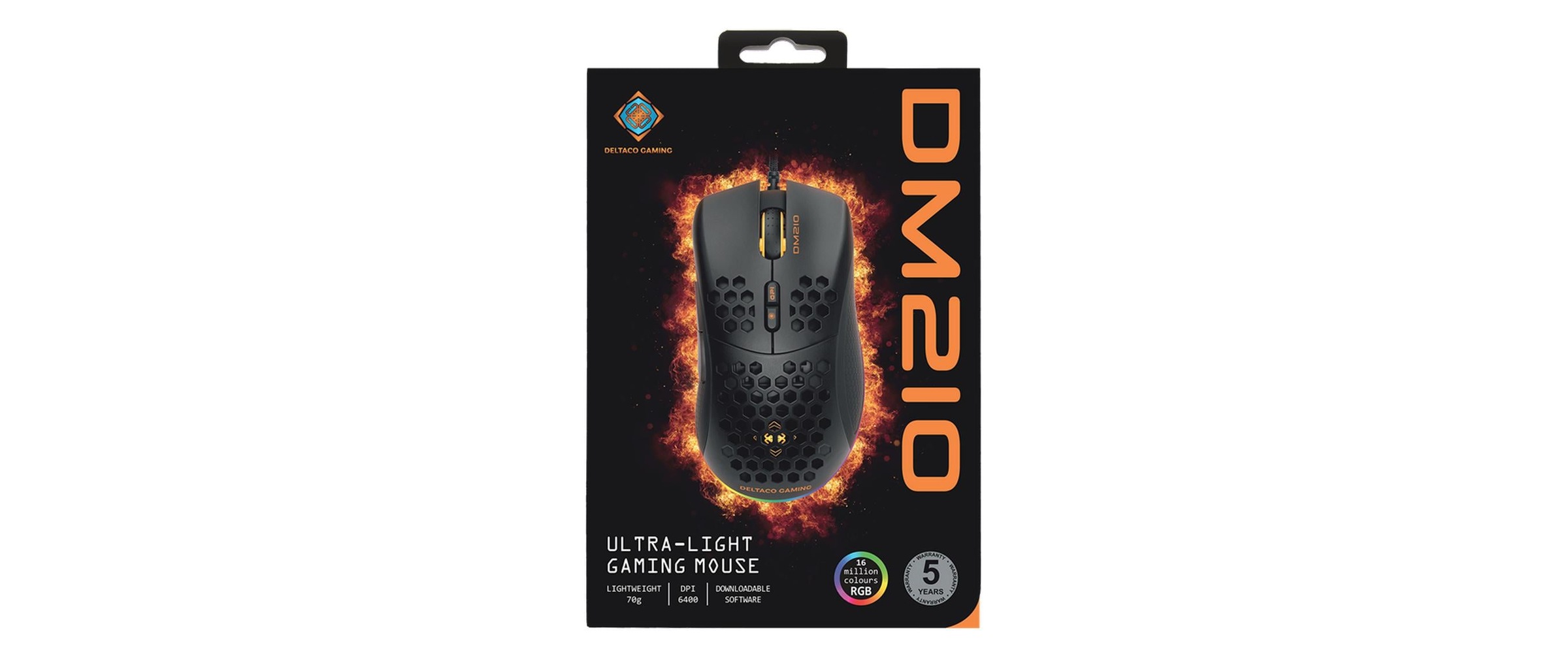DELTACO Gaming-Maus »DM210«, kabelgebunden