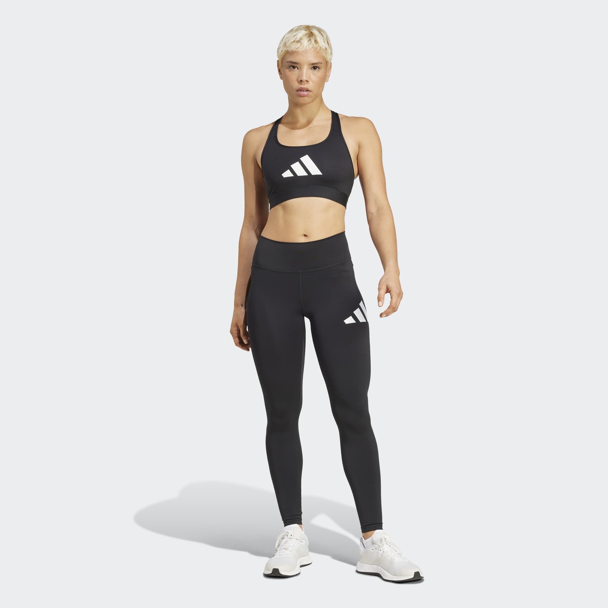 adidas Performance Trainingstights »TRAIN ESSENTIALS BIG LOGO FULL-LENGTH LEGGINGS«