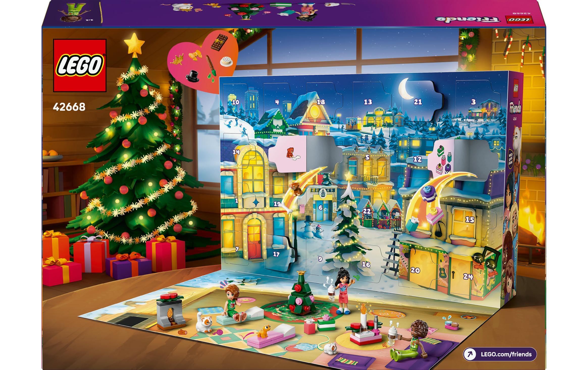 LEGO® Konstruktionsspielsteine »Friends Adventskalender 2025«