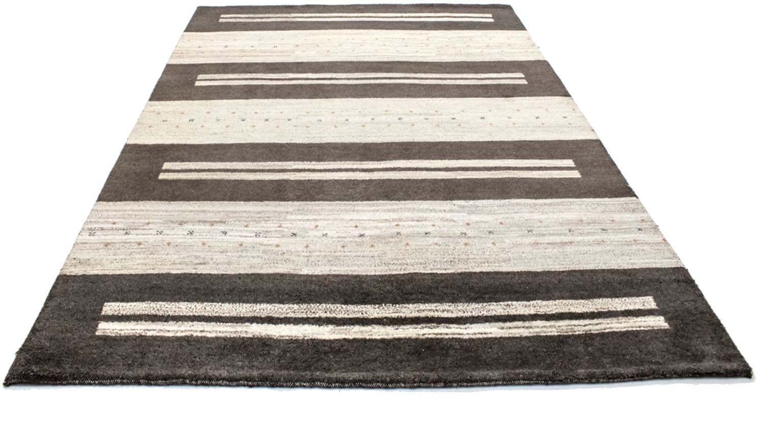 morgenland Wollteppich »Gabbeh Teppich jetzt handgeknüpft mehrfarbig«, kaufen handgeknüpft rechteckig