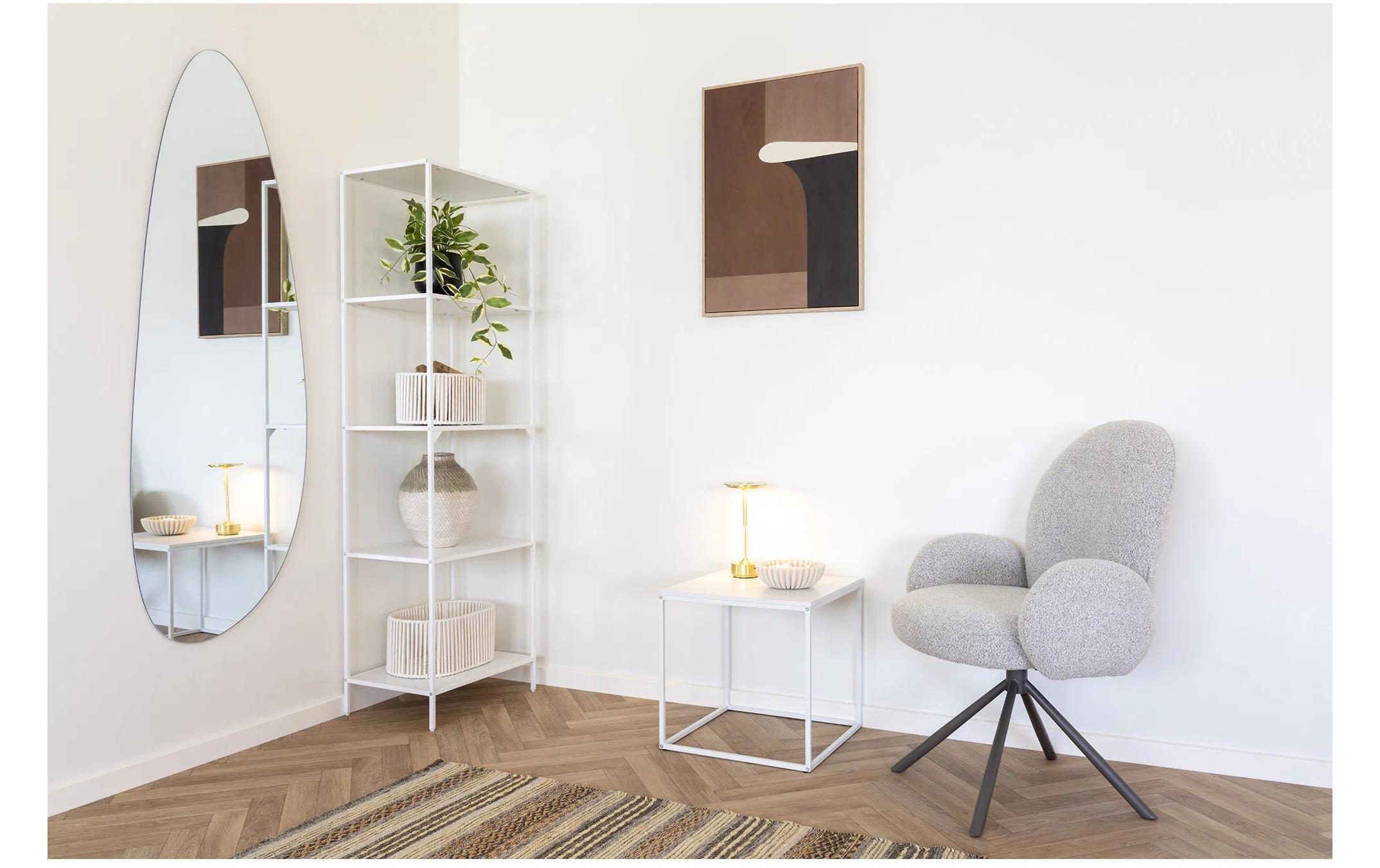 House Nordic Beistelltisch »Vita 45 x 45 cm Weiss«